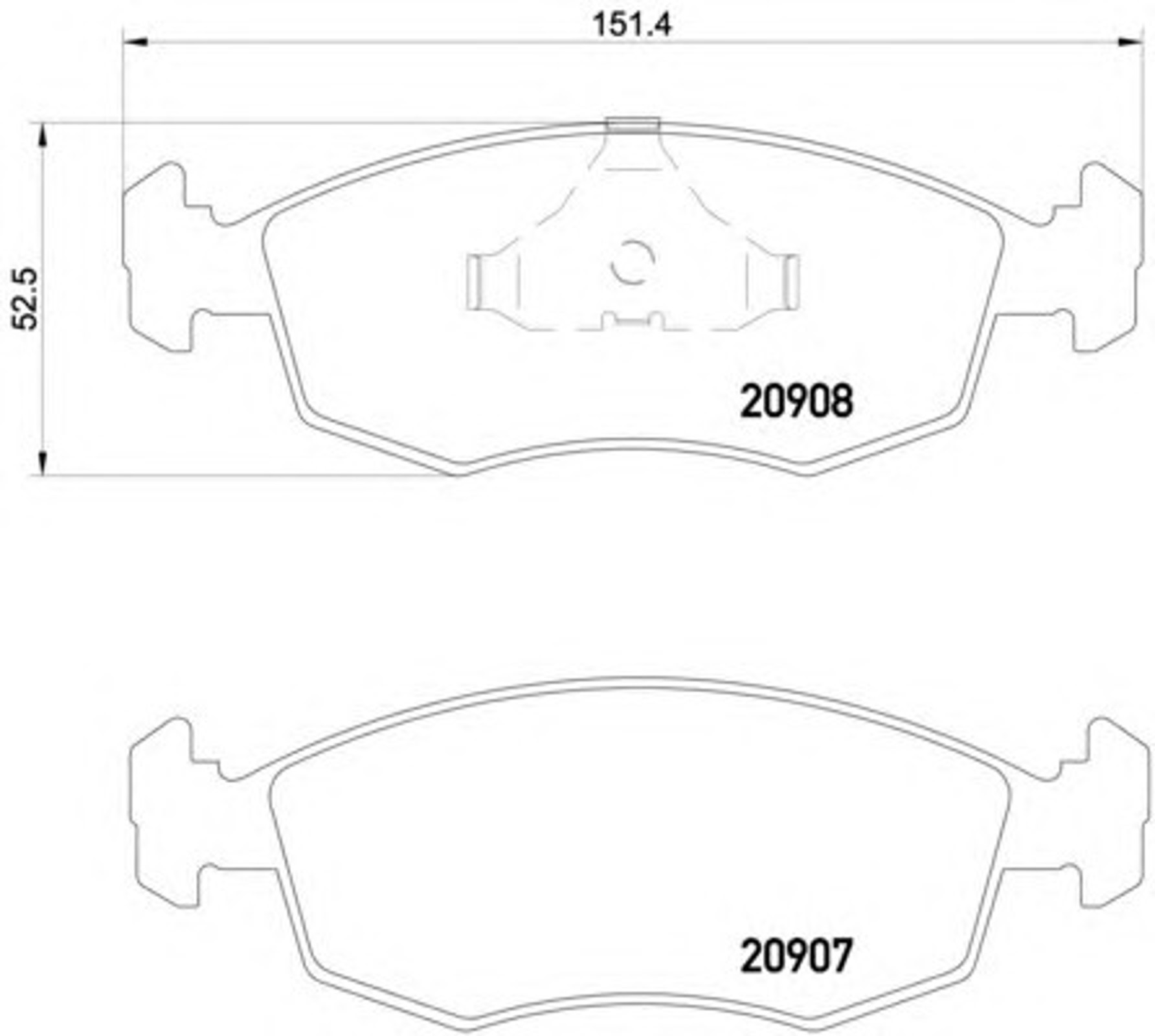 Колодки тормозные дисковые HELLA/BEHR/PAGID T1005