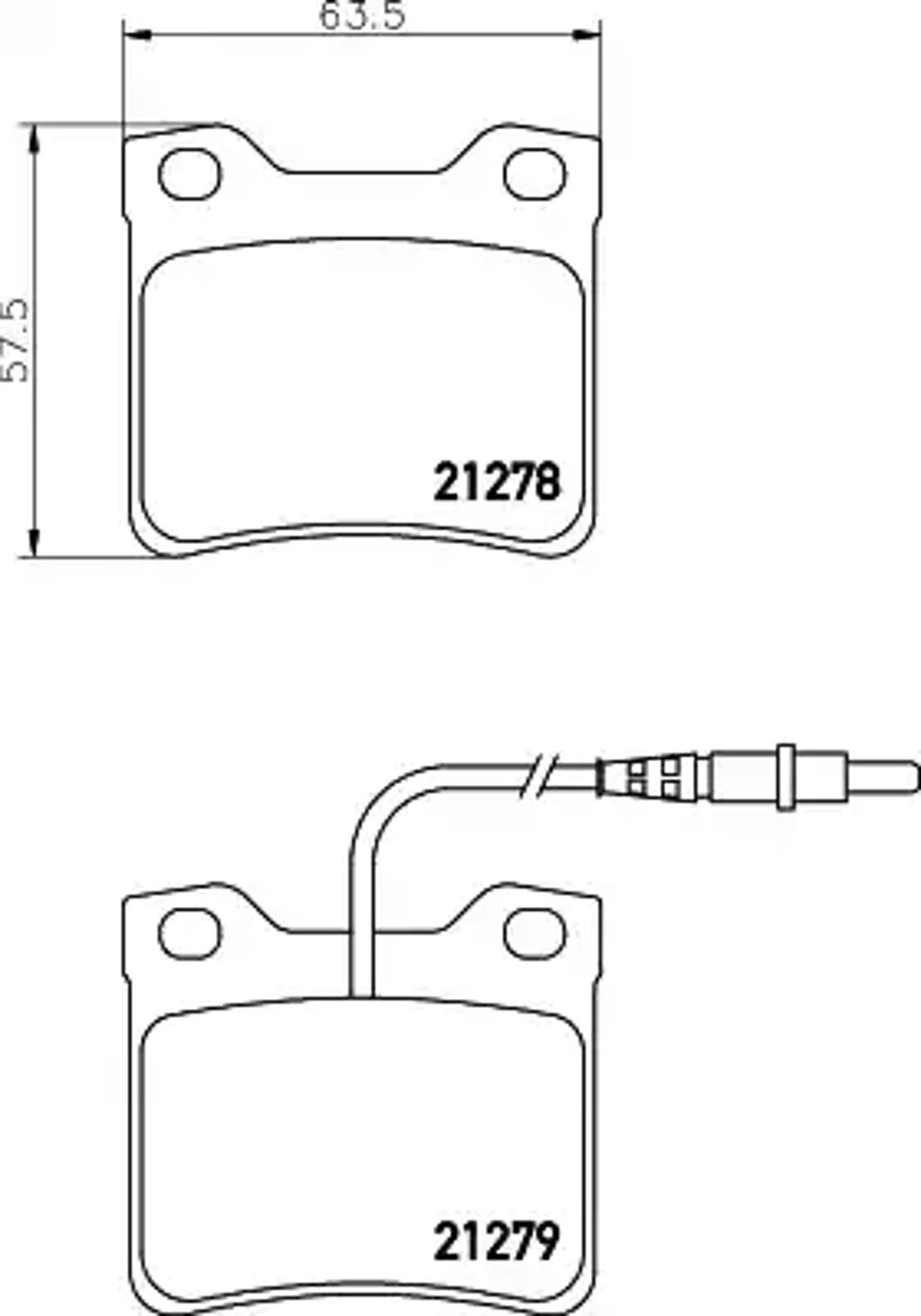 Колодки тормозные дисковые HELLA/BEHR/PAGID T1038