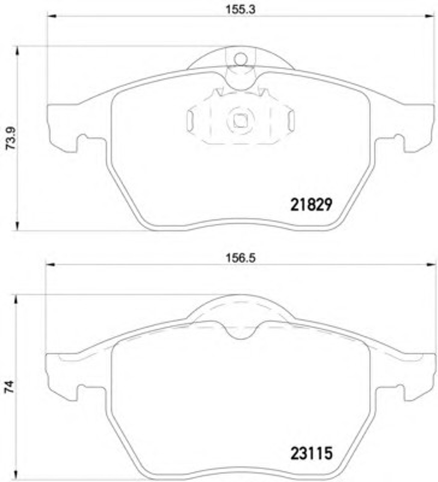 Колодки тормозные дисковые HELLA/BEHR/PAGID T1085