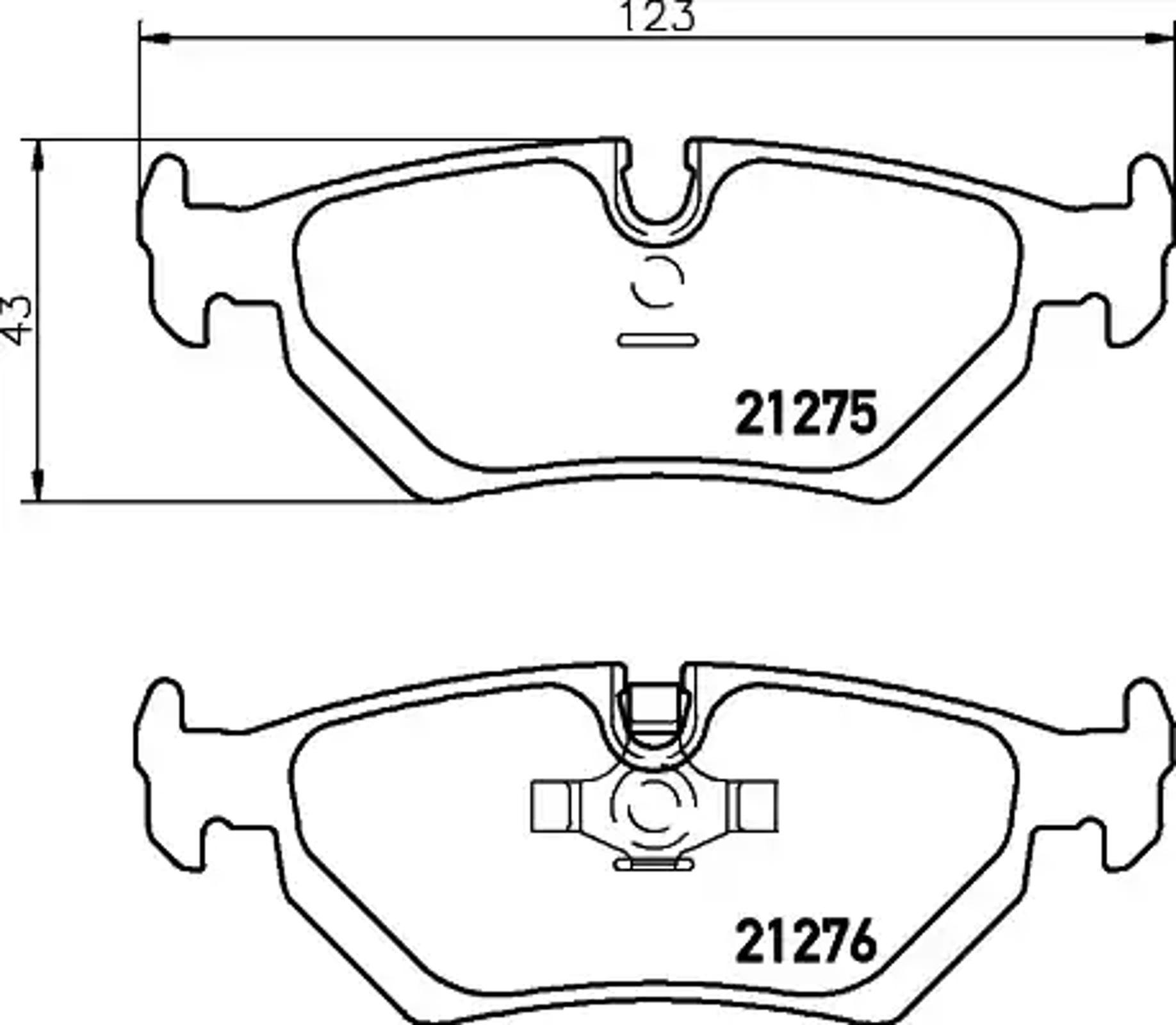 Колодки тормозные дисковые HELLA/BEHR/PAGID T1089