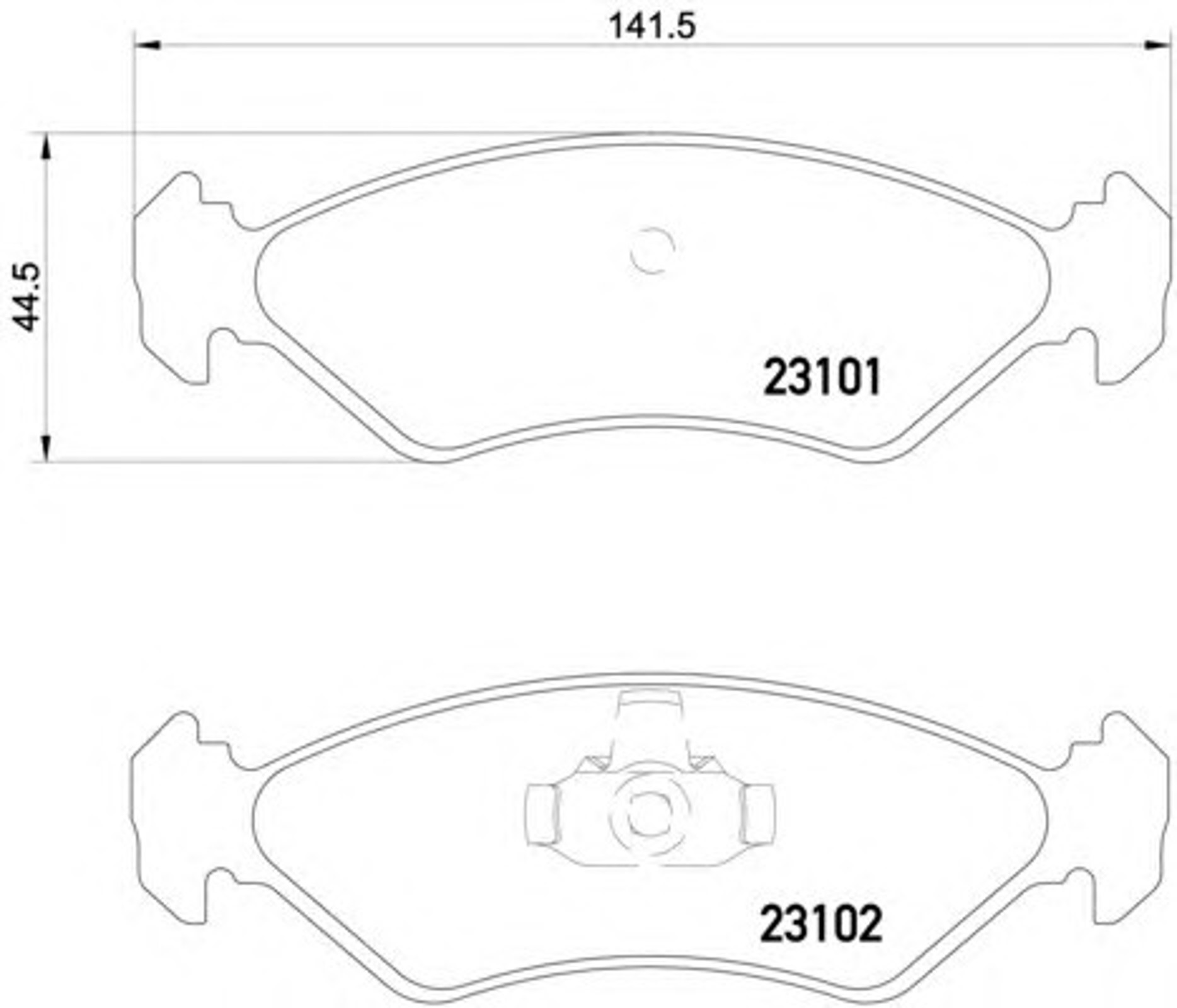 Колодки тормозные дисковые HELLA/BEHR/PAGID T1113