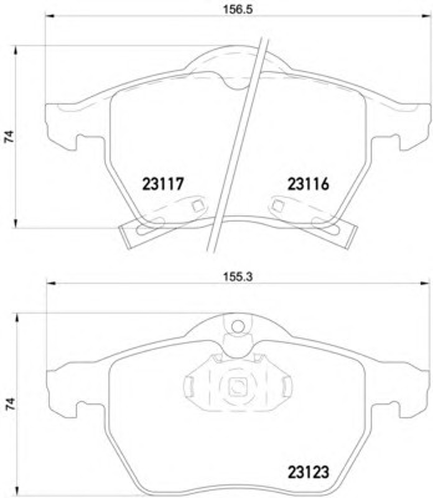 Колодки тормозные дисковые HELLA/BEHR/PAGID T1122