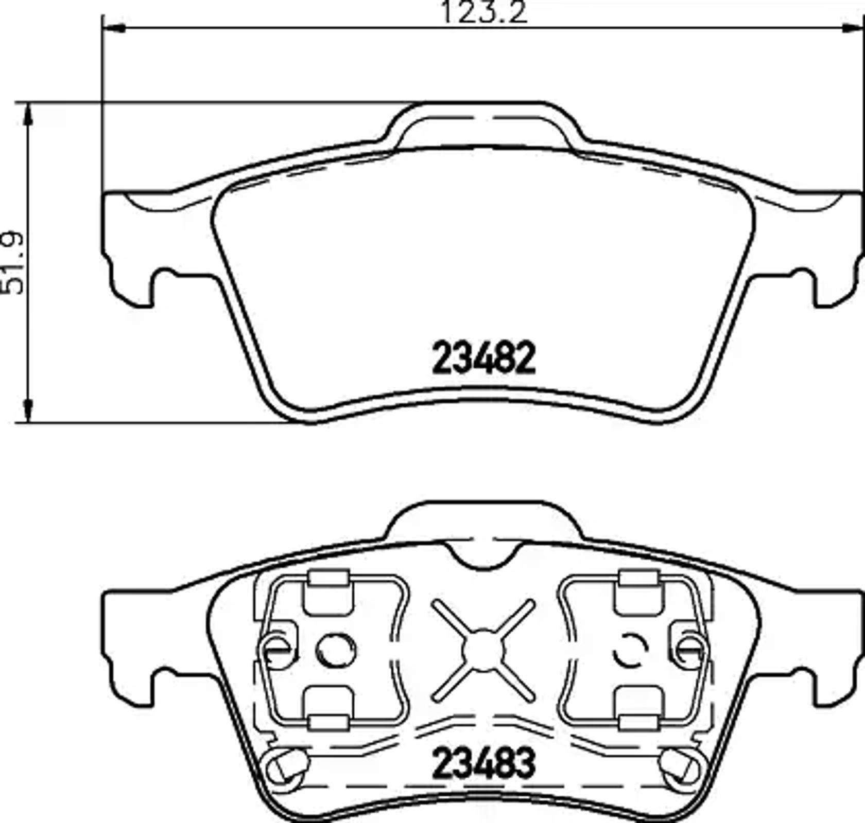 Колодки тормозные дисковые HELLA/BEHR/PAGID T1215