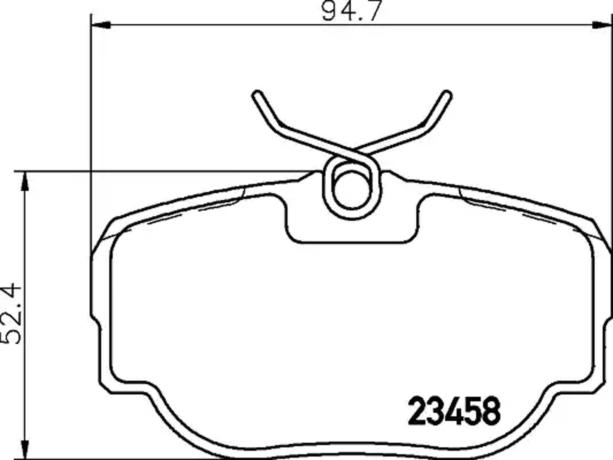 Колодки тормозные дисковые HELLA/BEHR/PAGID T1259