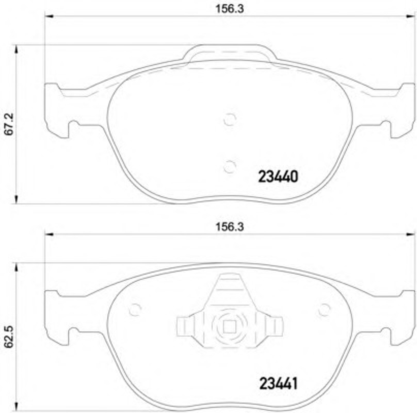 Колодки тормозные дисковые HELLA/BEHR/PAGID T1261