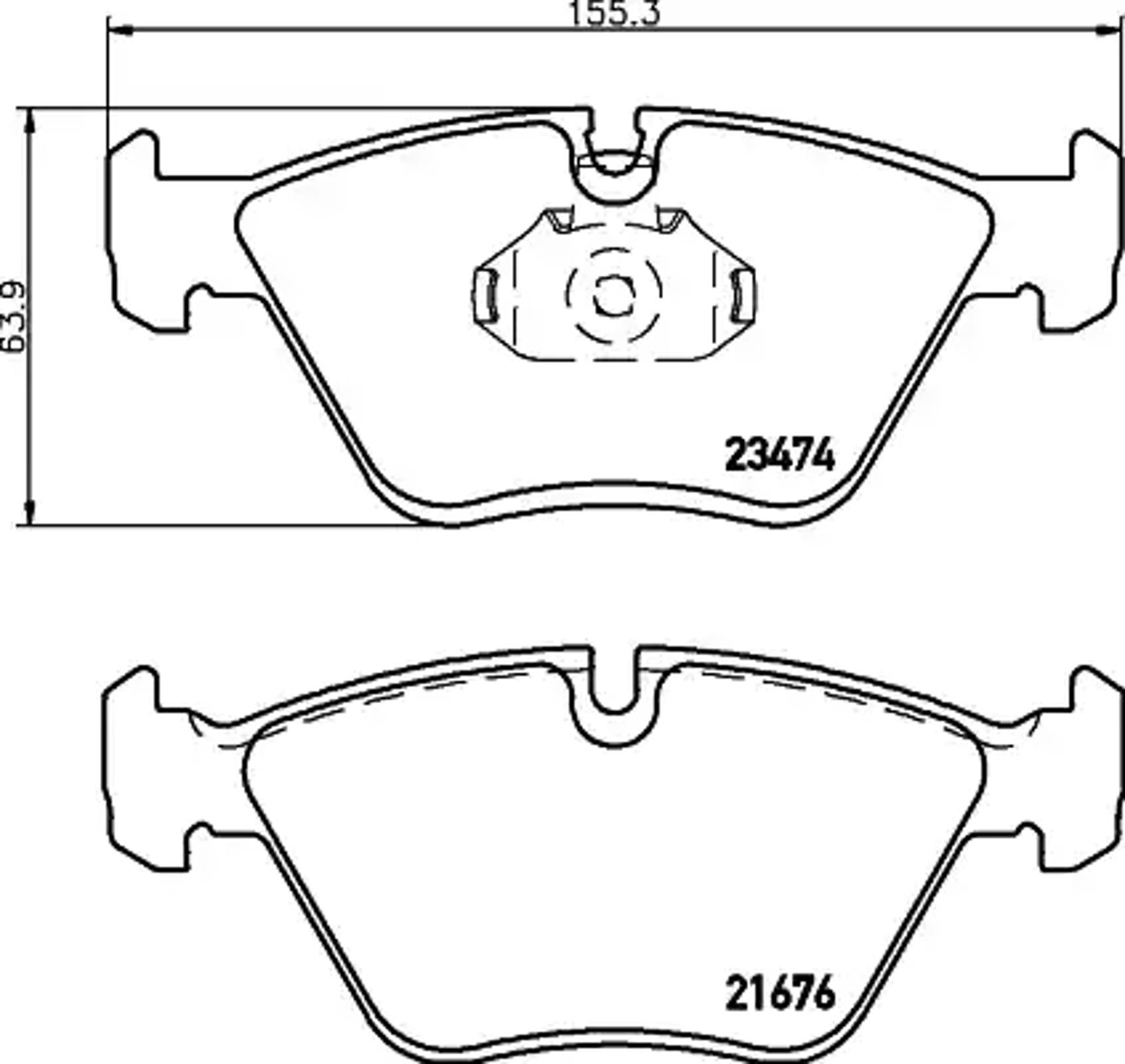 Колодки тормозные дисковые HELLA/BEHR/PAGID T1272