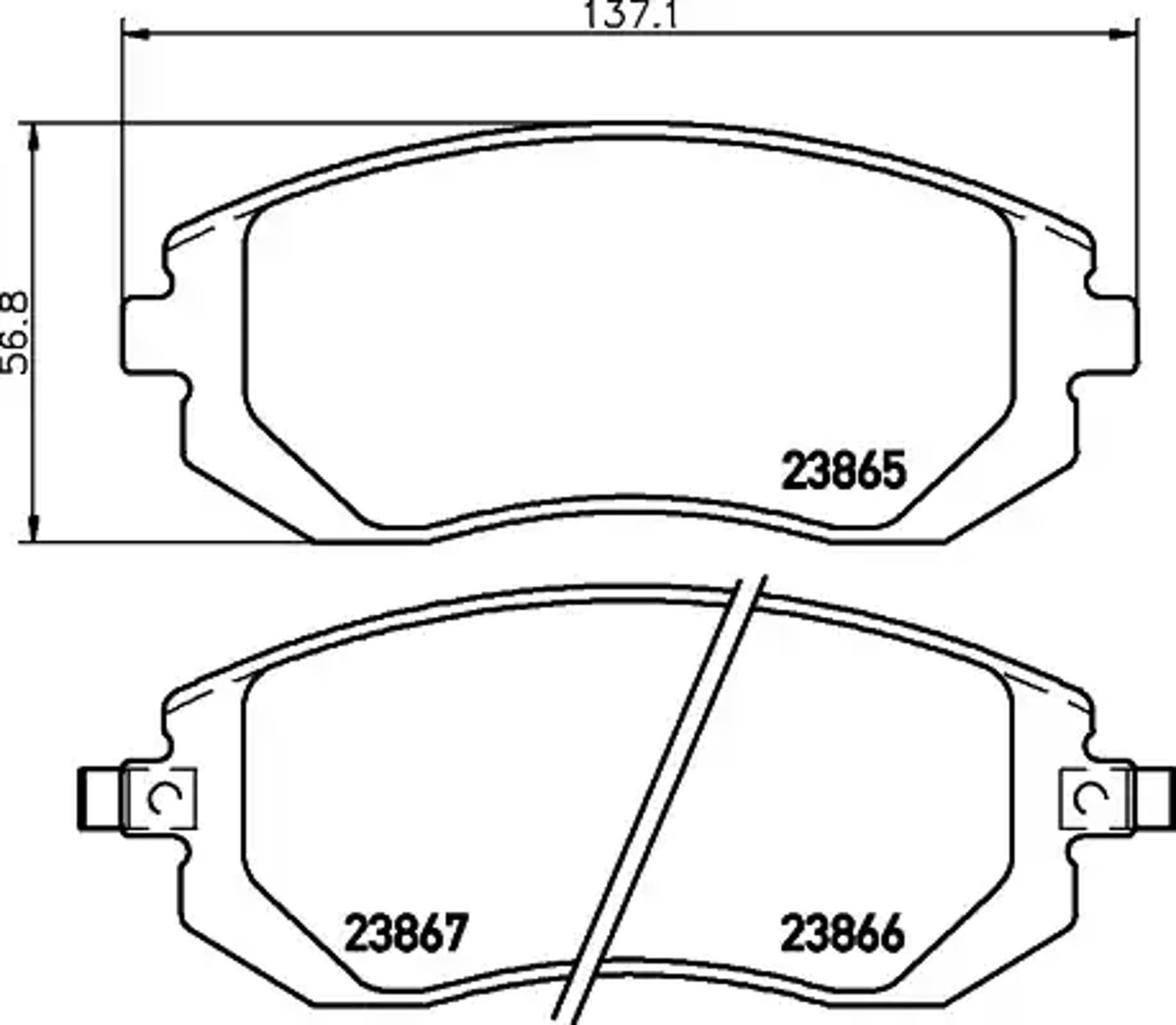 Колодки тормозные дисковые HELLA/BEHR/PAGID T1331
