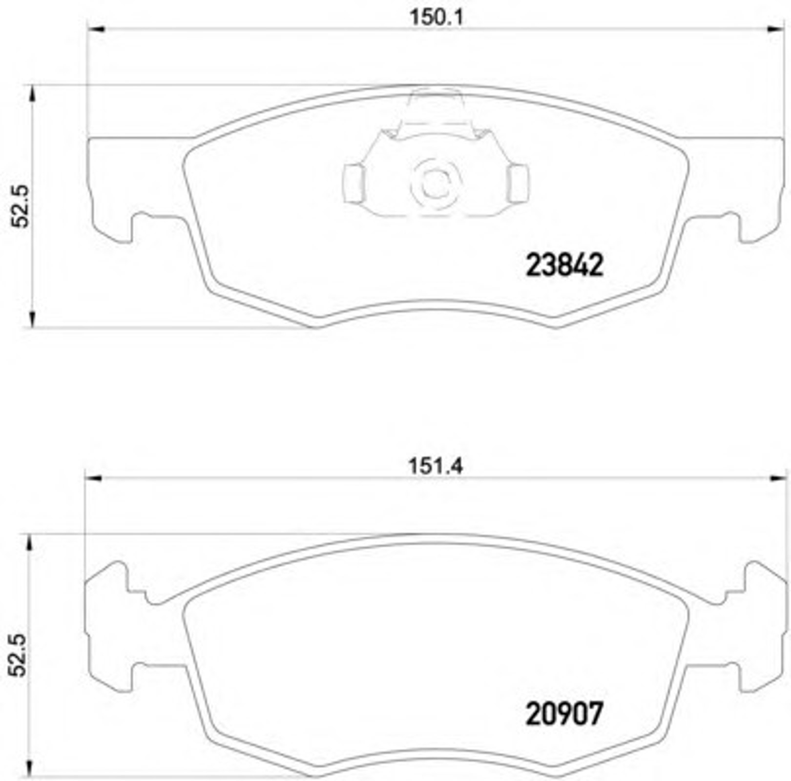 Колодки тормозные дисковые HELLA/BEHR/PAGID T1345