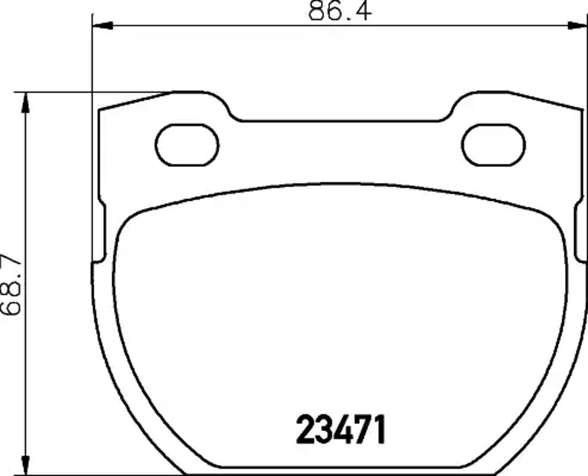 Колодки тормозные дисковые HELLA/BEHR/PAGID T1406