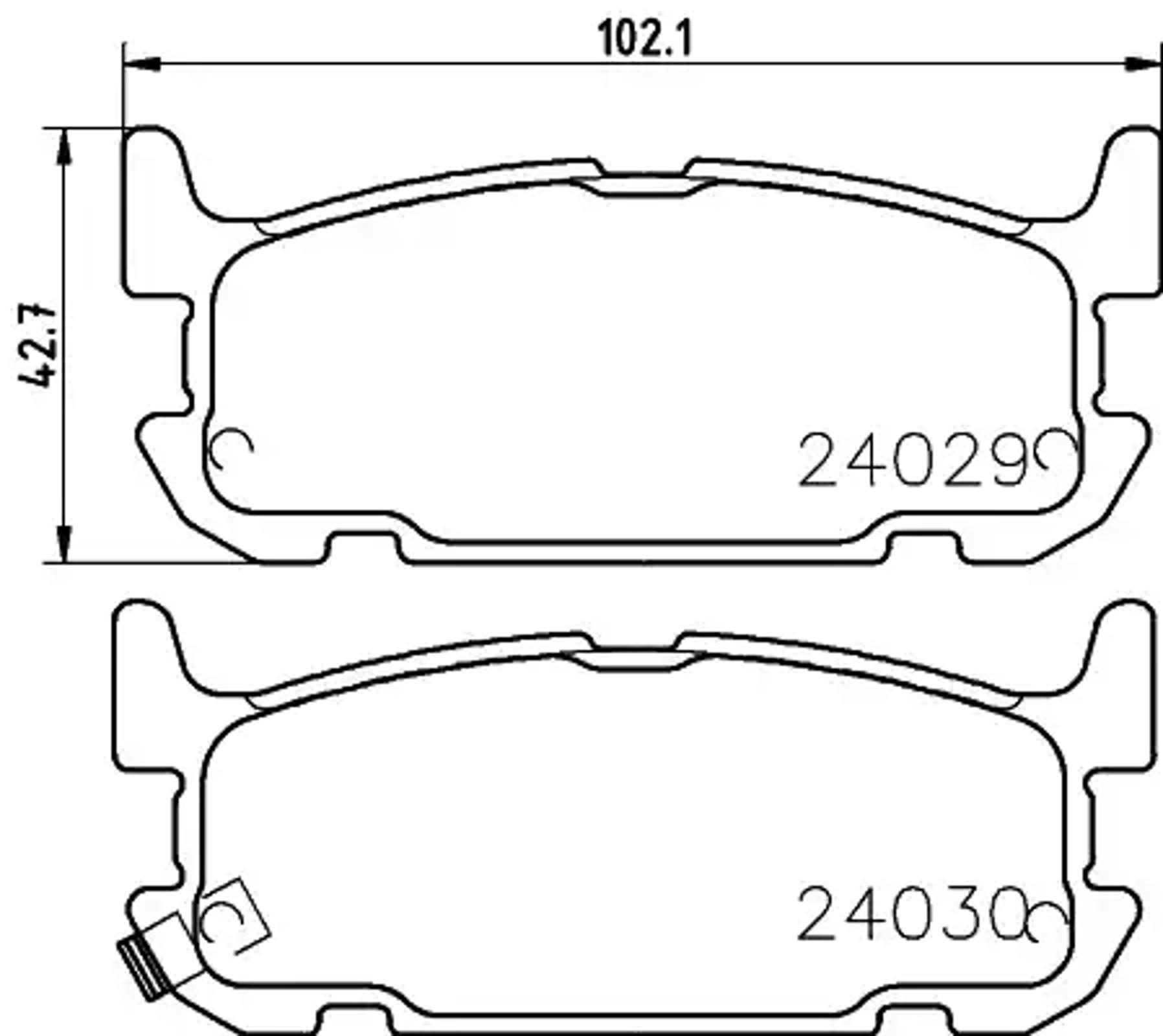 Колодки тормозные дисковые HELLA/BEHR/PAGID T1407