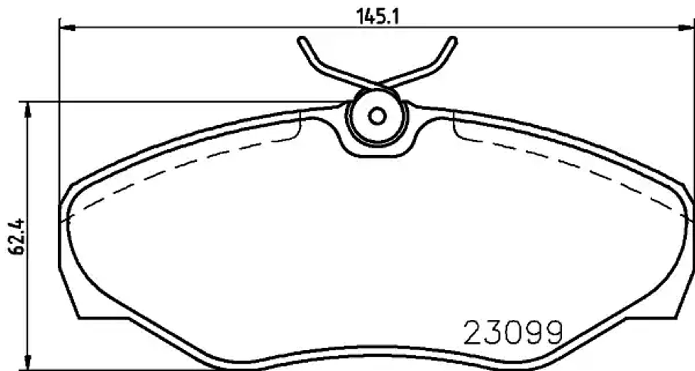 Колодки тормозные дисковые HELLA/BEHR/PAGID T1424