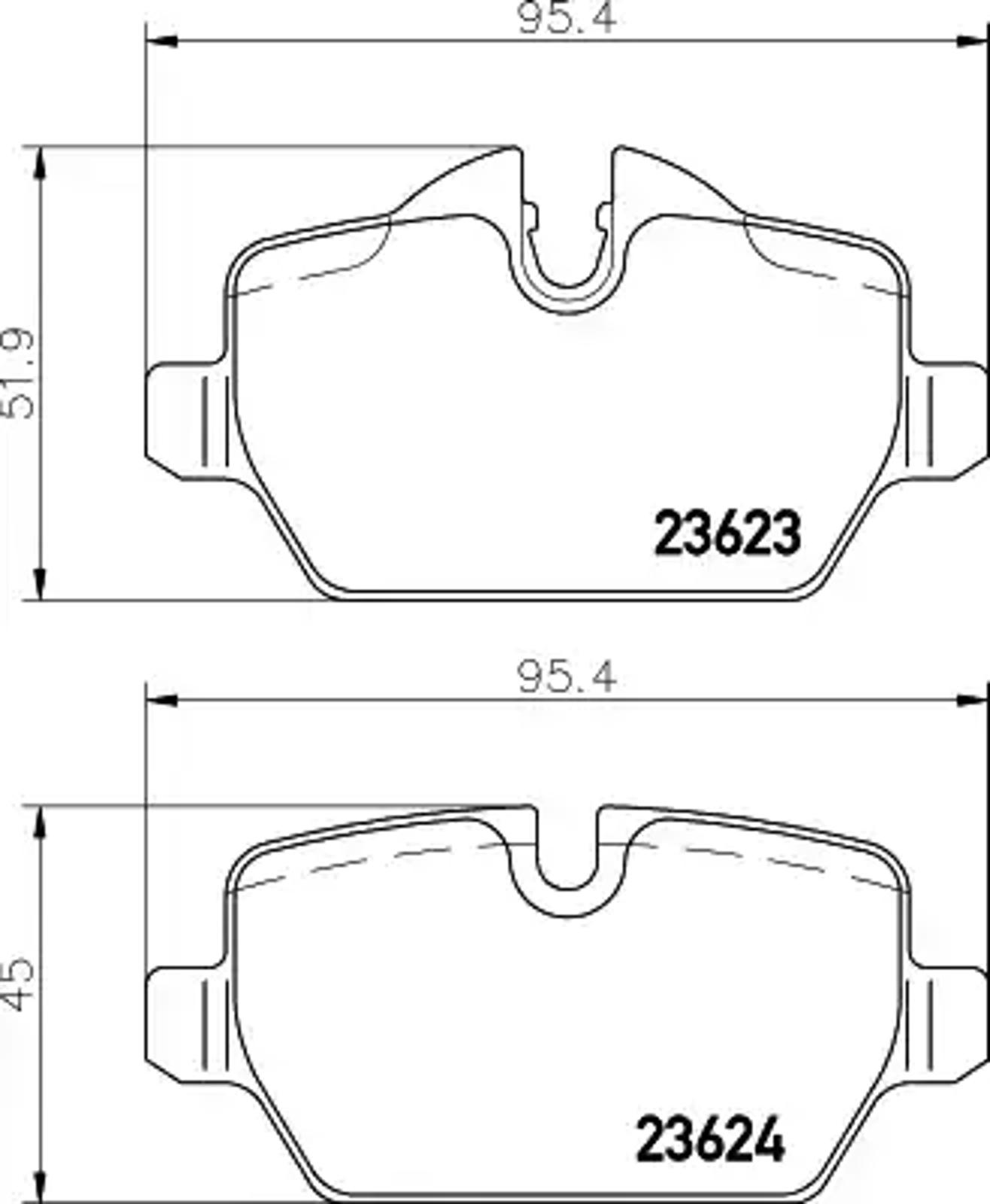 Колодки тормозные дисковые HELLA/BEHR/PAGID T1445