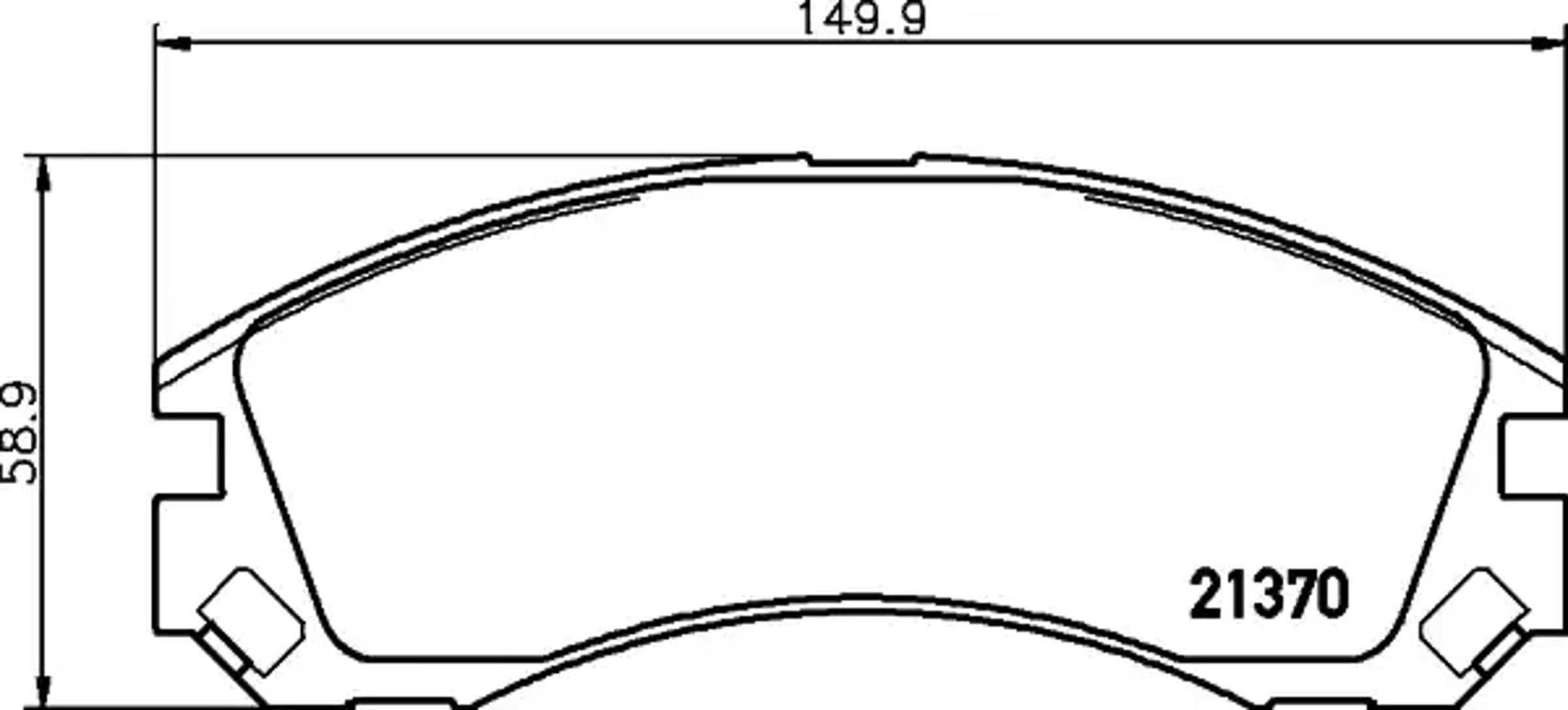 Колодки тормозные дисковые HELLA/BEHR/PAGID T1491