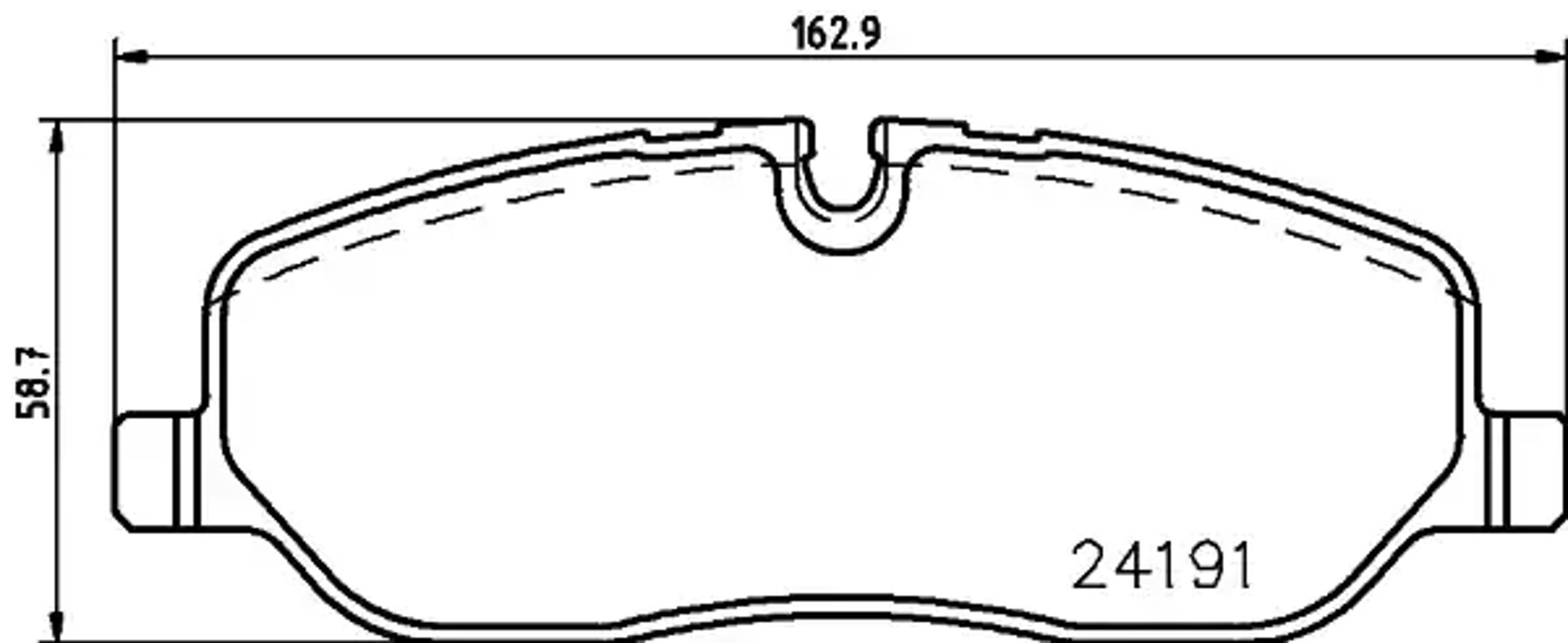Колодки тормозные дисковые HELLA/BEHR/PAGID T1513