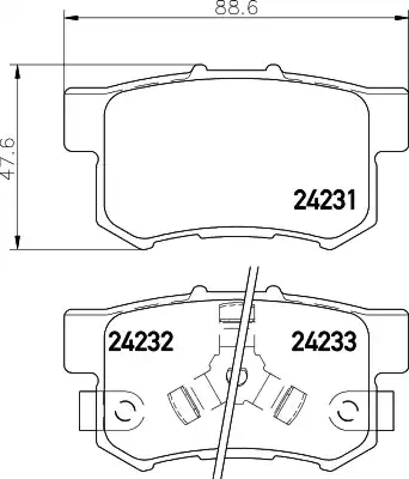 Колодки тормозные дисковые HELLA/BEHR/PAGID T1521