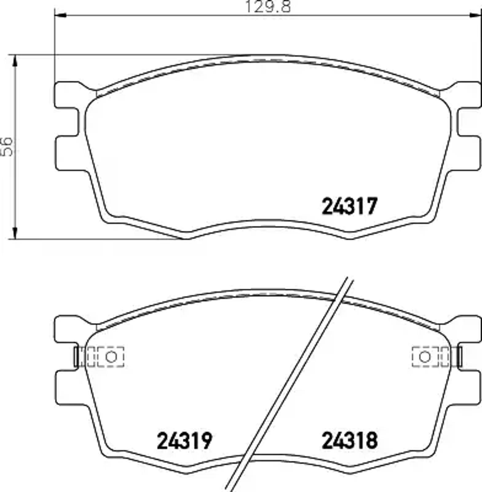 Колодки тормозные дисковые HELLA/BEHR/PAGID T1591