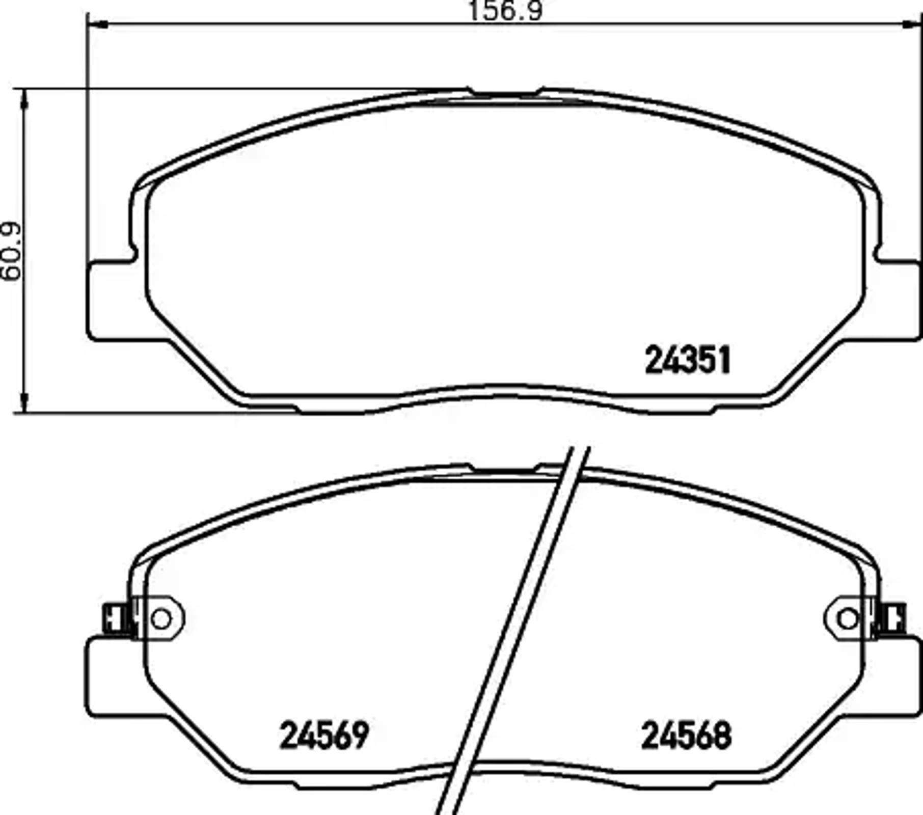 Колодки тормозные дисковые HELLA/BEHR/PAGID T1602