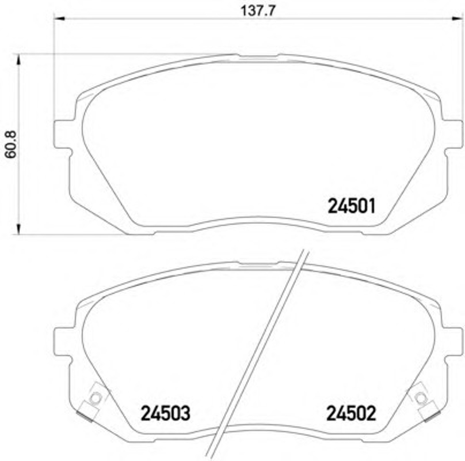 Колодки тормозные дисковые HELLA/BEHR/PAGID T1660