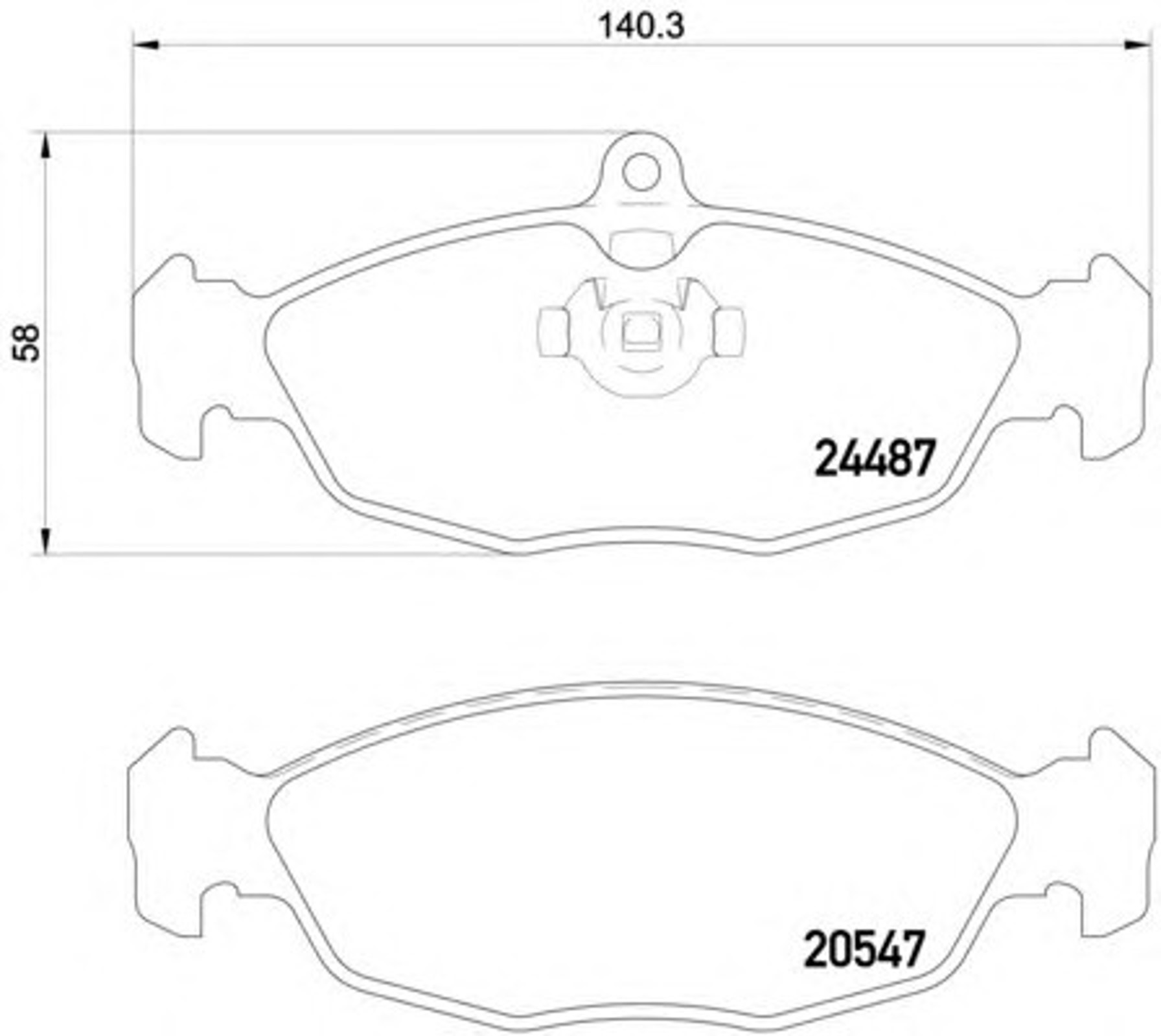 Колодки тормозные дисковые HELLA/BEHR/PAGID T1667