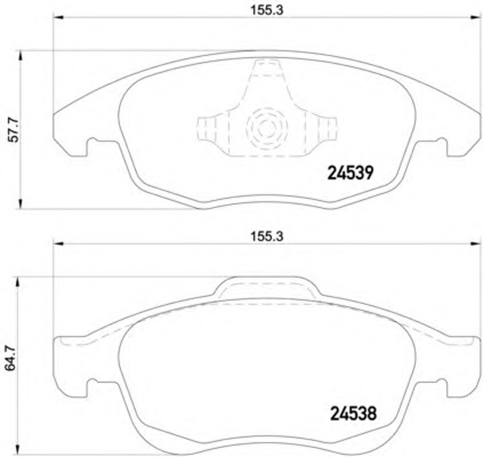 Колодки тормозные дисковые HELLA/BEHR/PAGID T1701