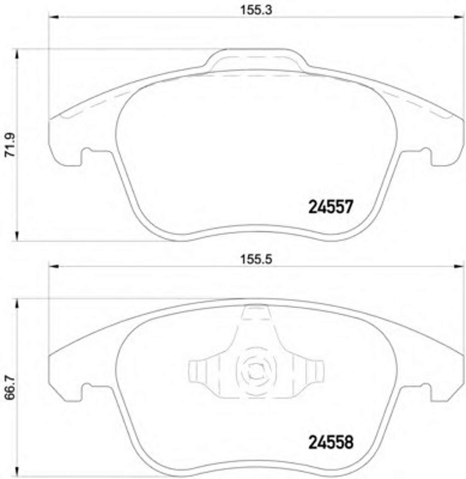 Колодки тормозные дисковые HELLA/BEHR/PAGID T1702