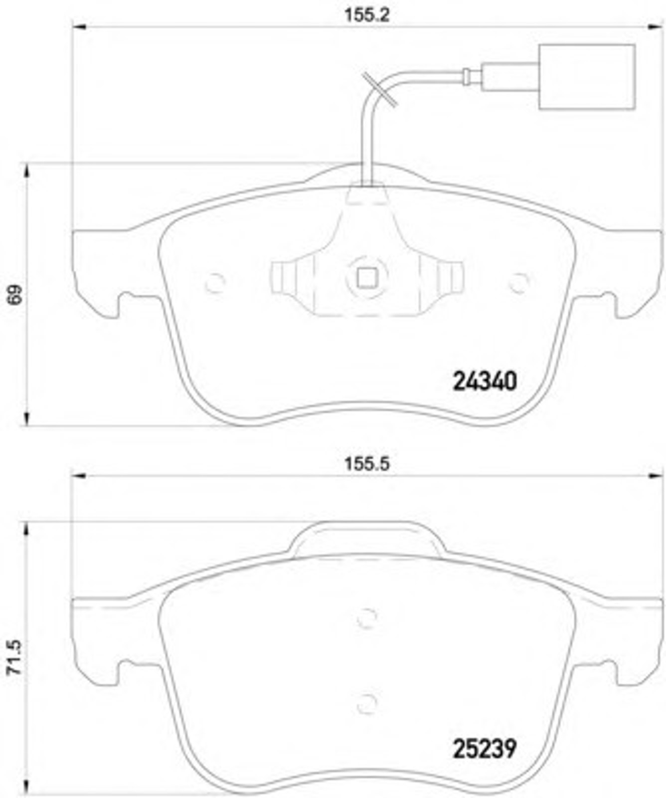 Колодки тормозные дисковые HELLA/BEHR/PAGID T2010