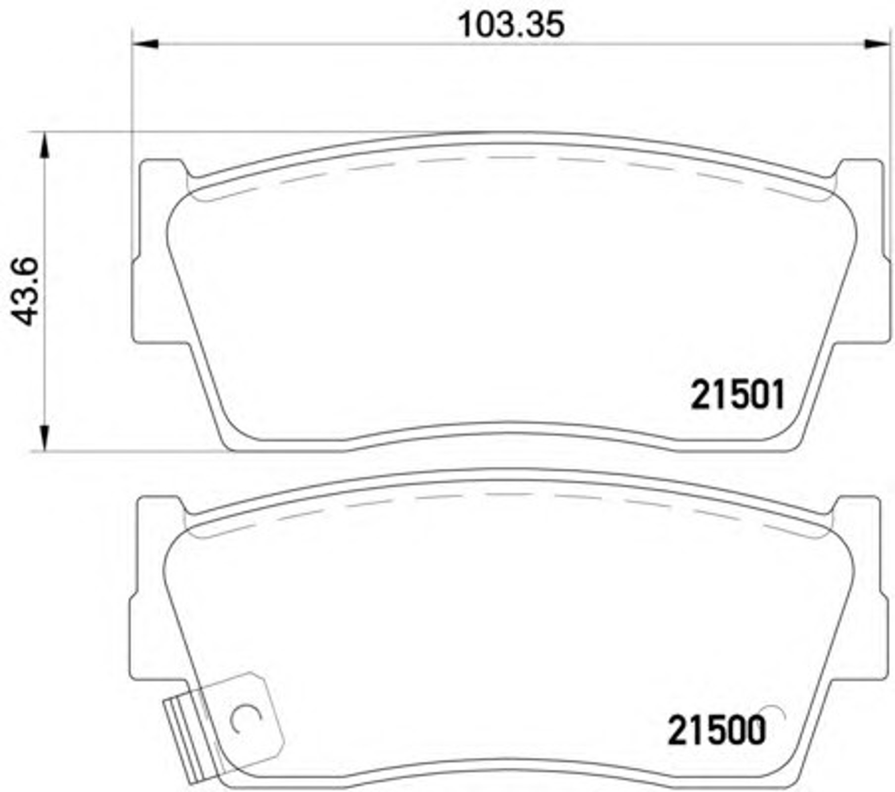 Колодки тормозные дисковые HELLA/BEHR/PAGID T3007