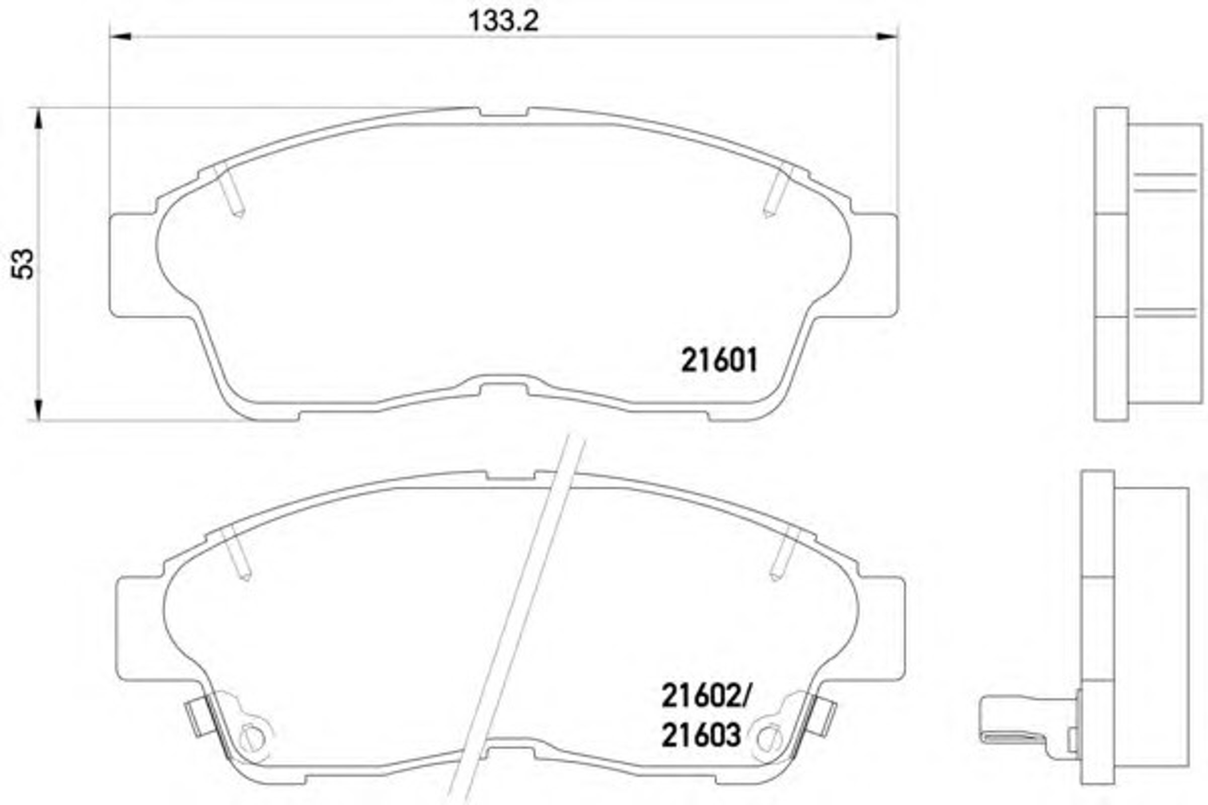Колодки тормозные дисковые HELLA/BEHR/PAGID T3013