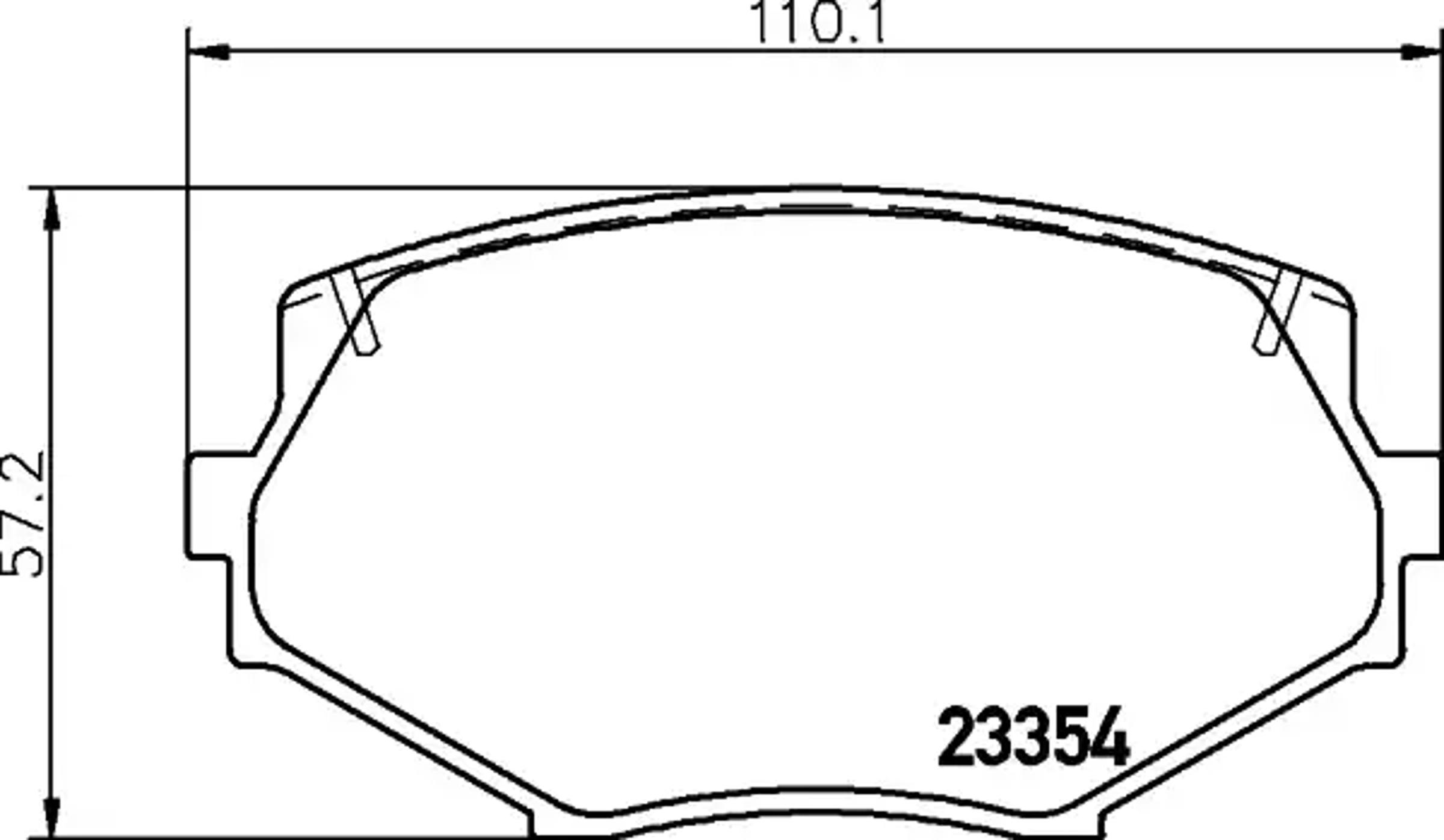 Колодки тормозные дисковые HELLA/BEHR/PAGID T3073
