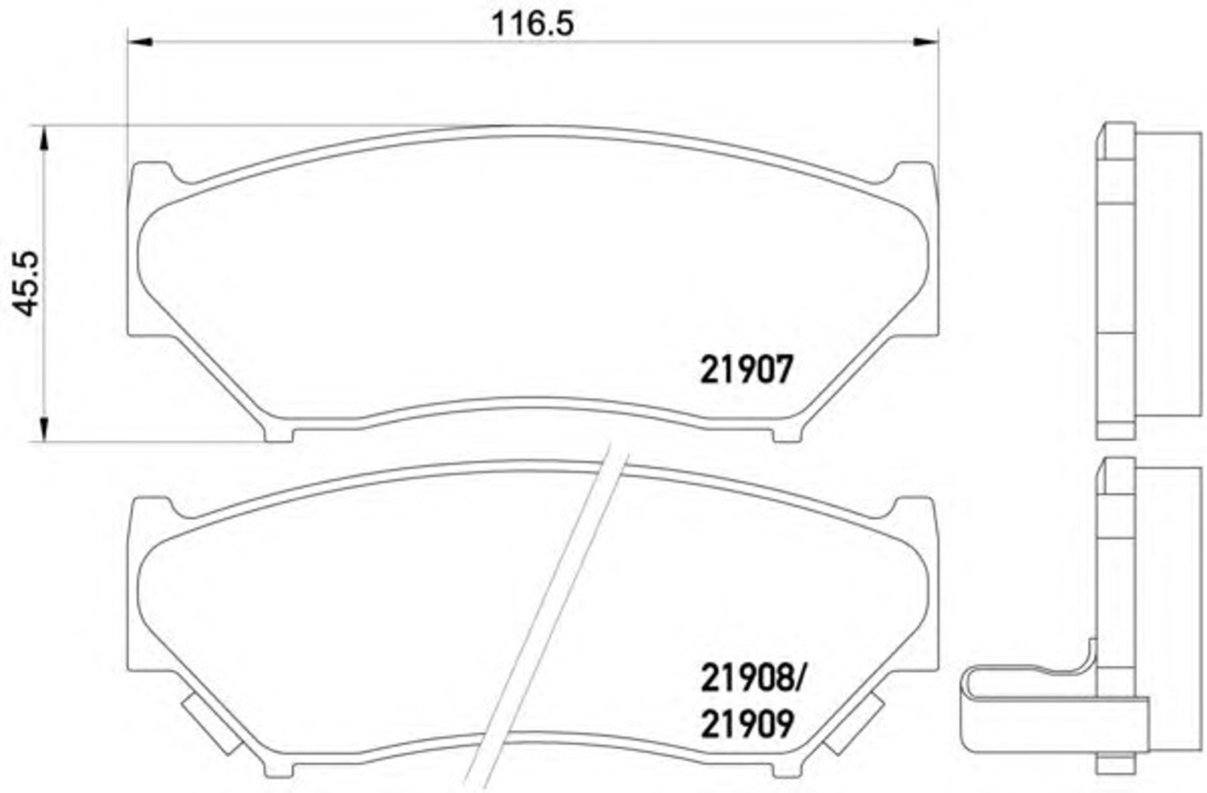 Колодки тормозные дисковые HELLA/BEHR/PAGID T3081