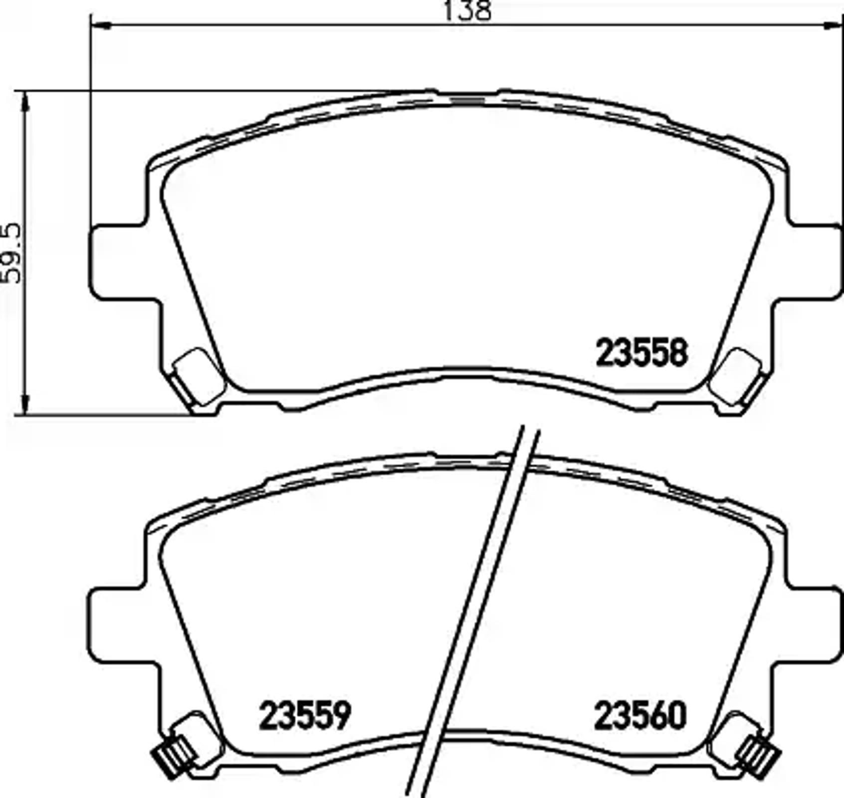 Колодки тормозные дисковые HELLA/BEHR/PAGID T3125