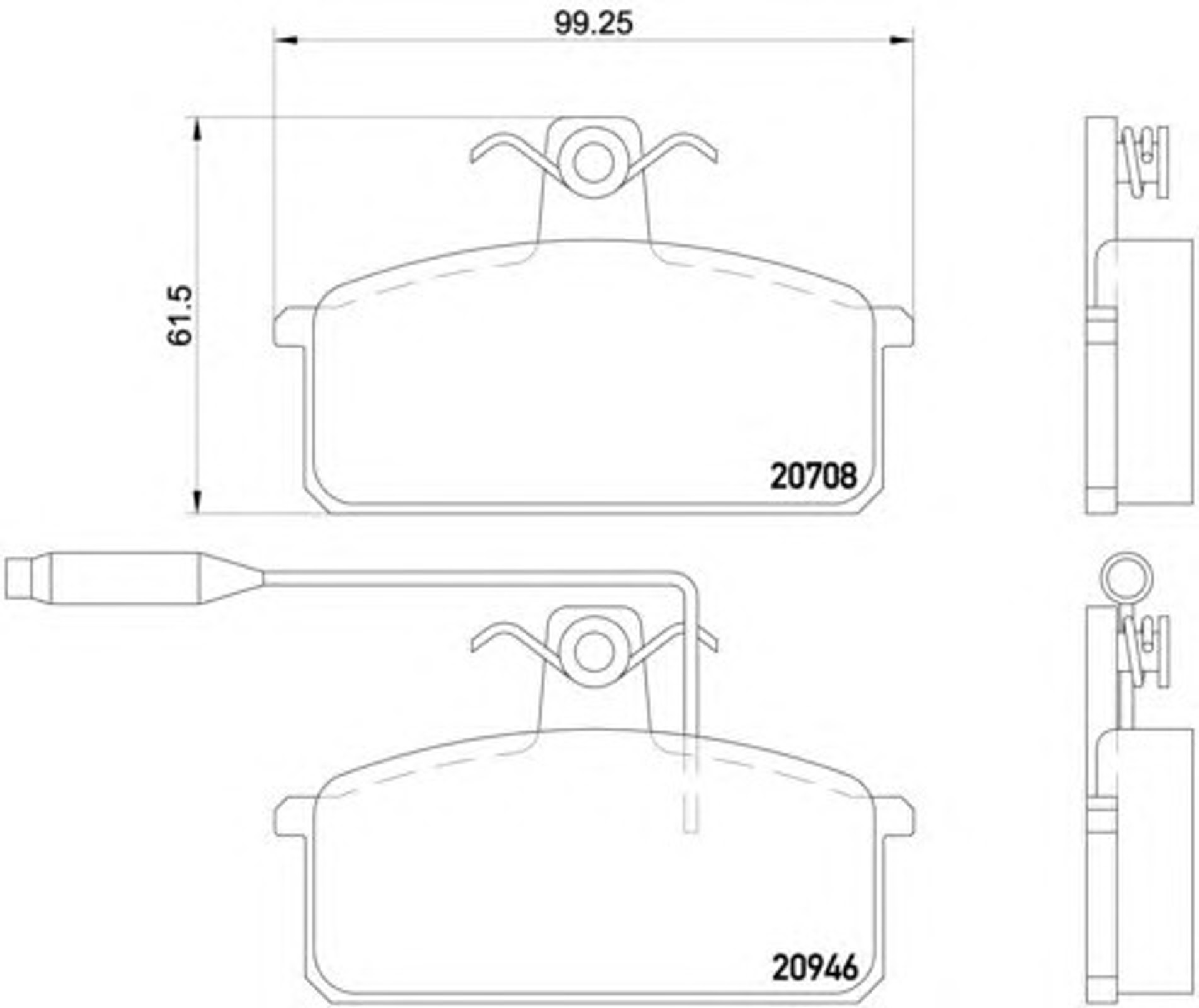 Колодки тормозные дисковые HELLA/BEHR/PAGID T5016