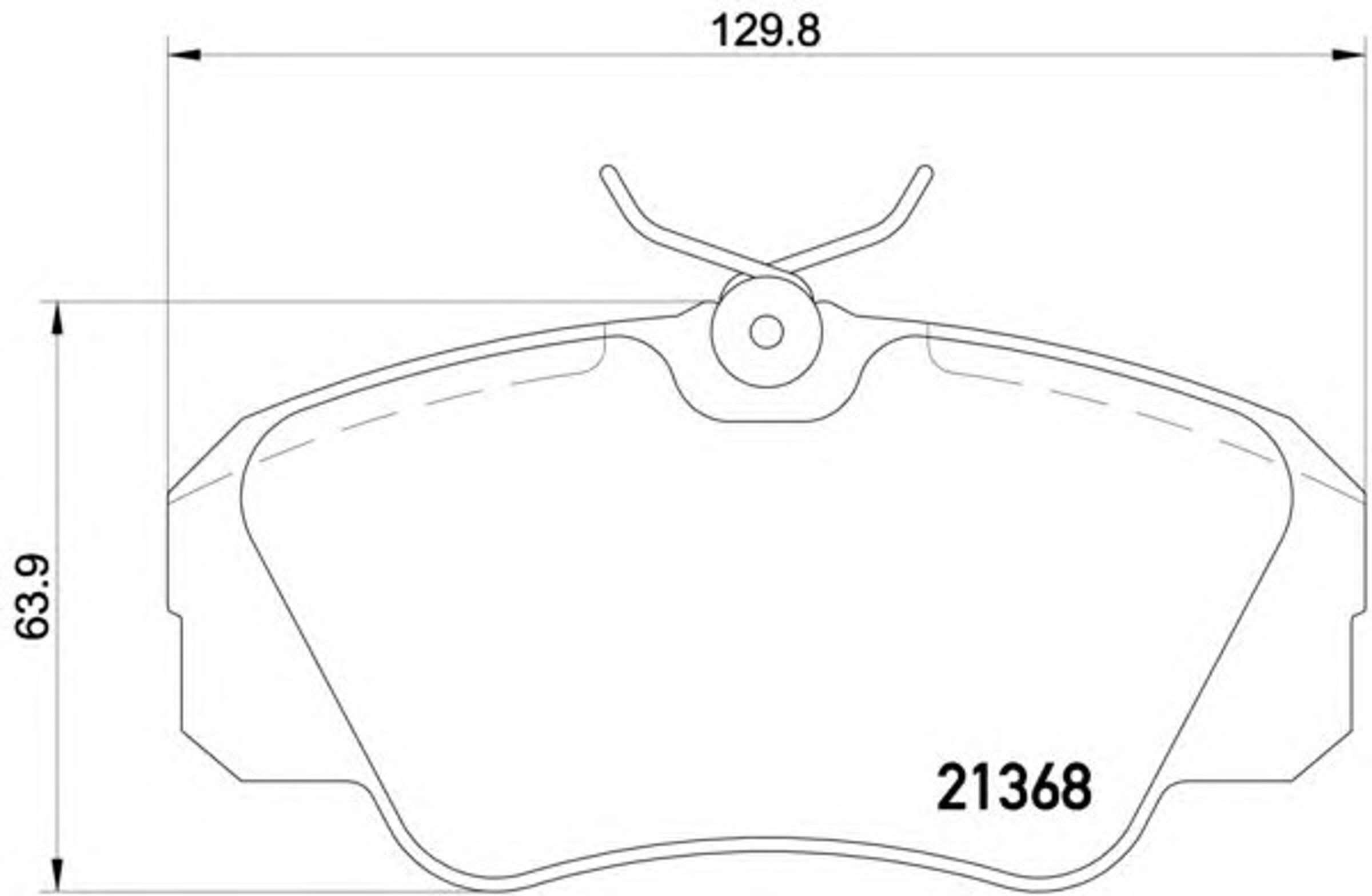 Колодки тормозные дисковые HELLA/BEHR/PAGID T5030