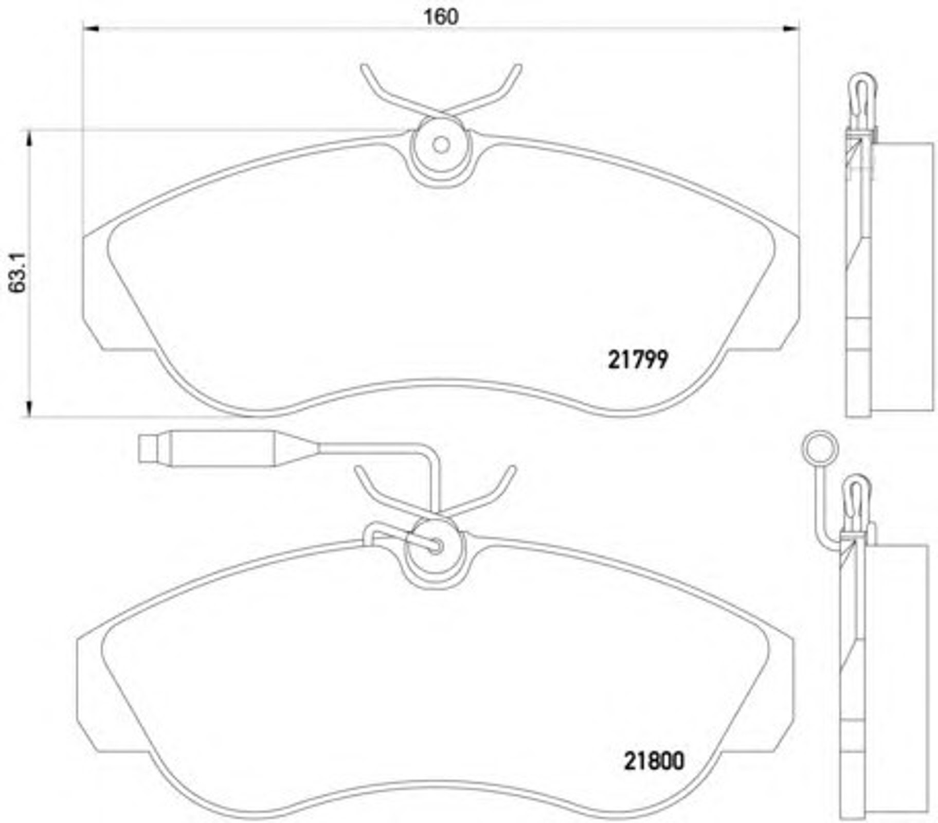 Колодки тормозные дисковые HELLA/BEHR/PAGID T5079