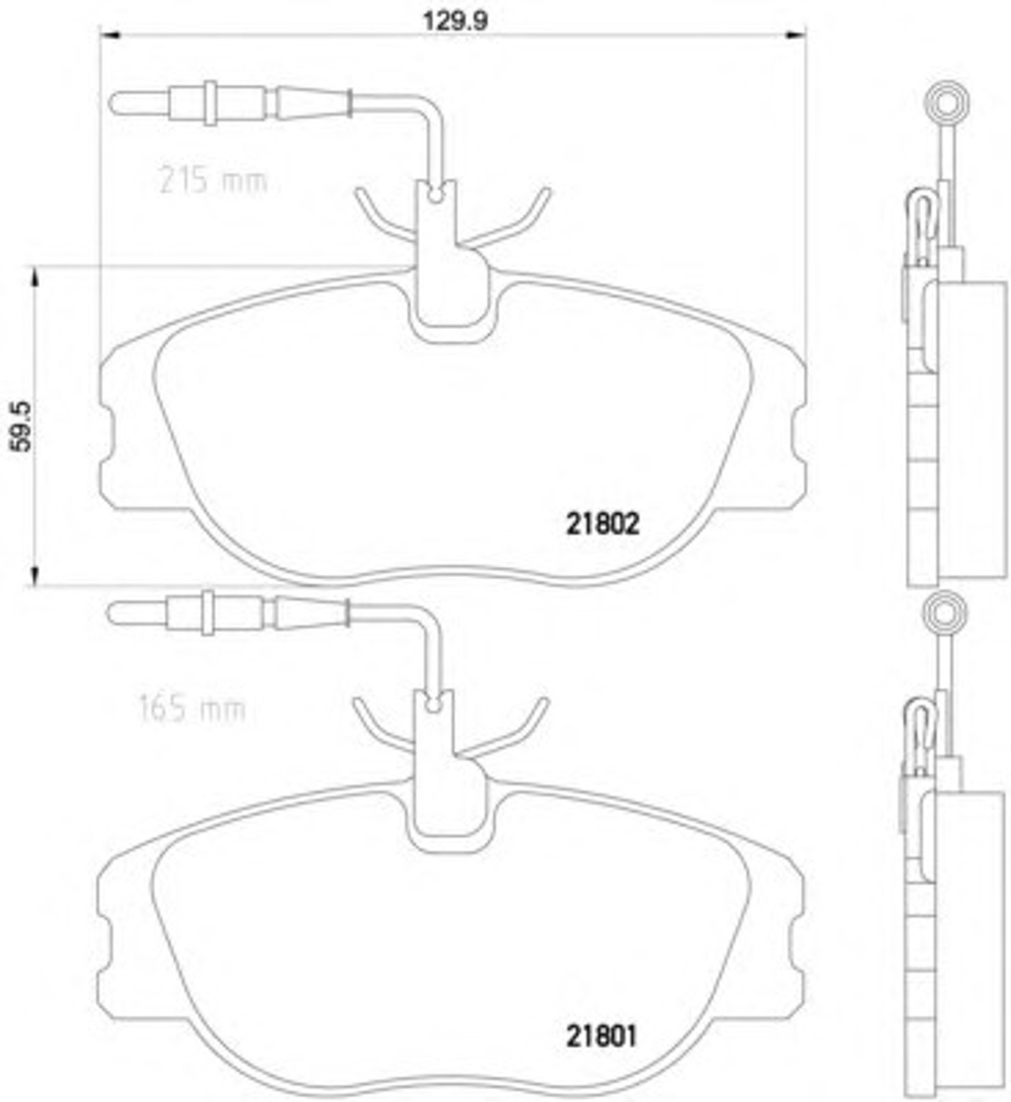 Колодки тормозные дисковые HELLA/BEHR/PAGID T5084