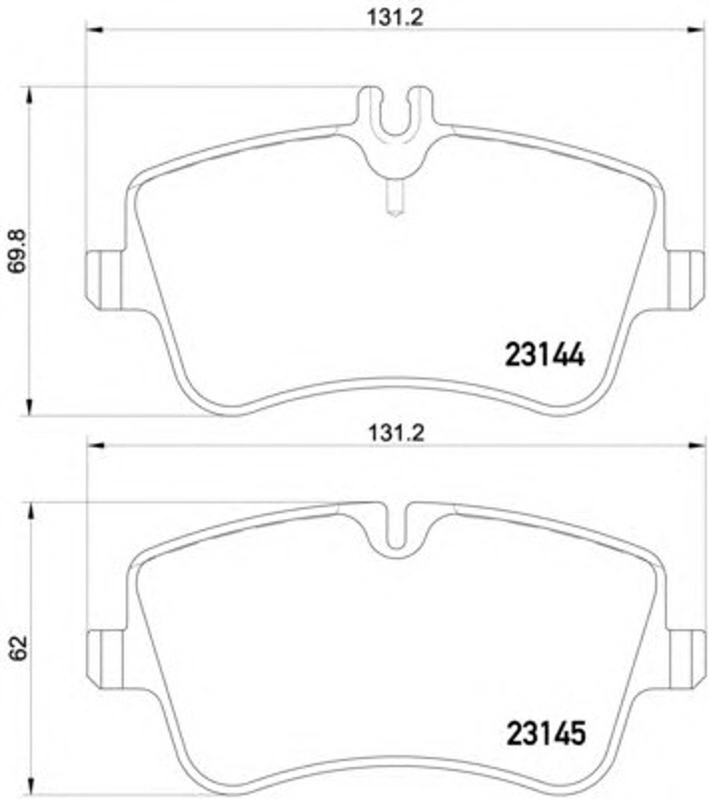 Колодки тормозные дисковые HELLA/BEHR/PAGID T5112