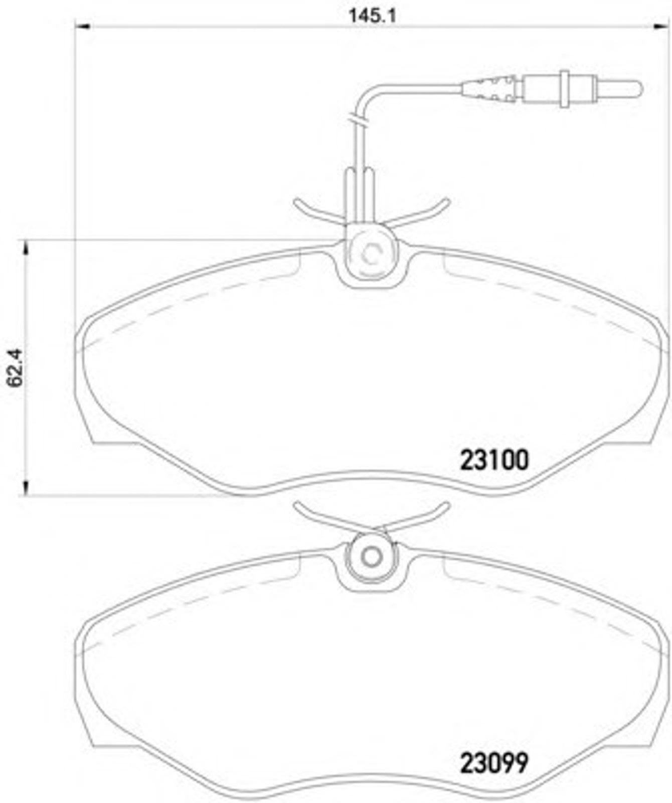 Колодки тормозные дисковые HELLA/BEHR/PAGID T5127