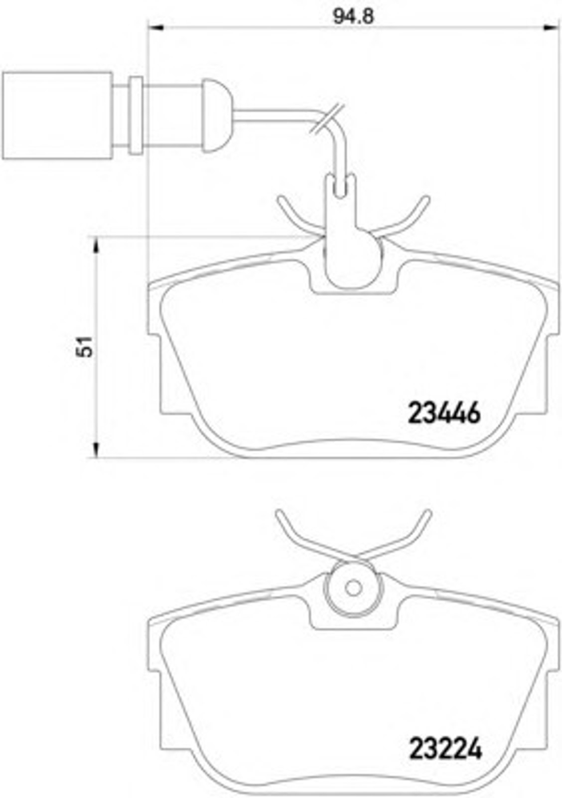 Колодки тормозные дисковые HELLA/BEHR/PAGID T5135