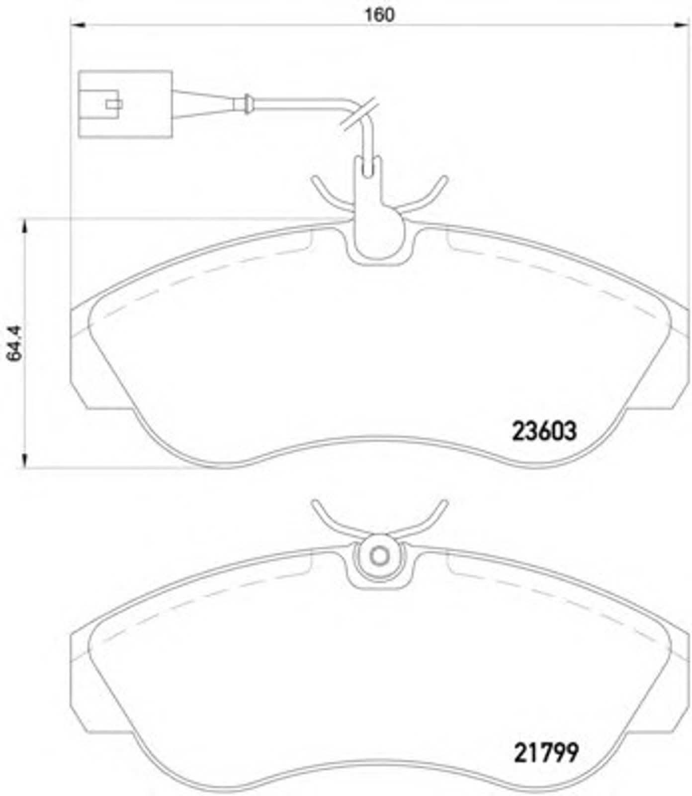 Колодки тормозные дисковые HELLA/BEHR/PAGID T5159
