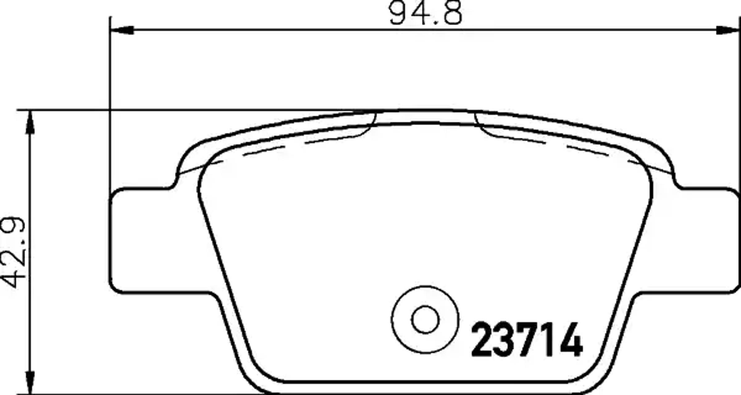 Колодки тормозные дисковые HELLA/BEHR/PAGID T5165