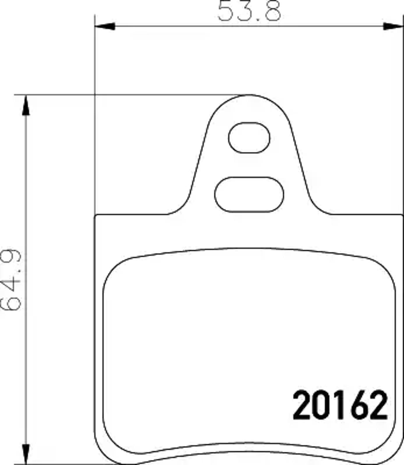 Колодки тормозные дисковые HELLA/BEHR/PAGID T9008