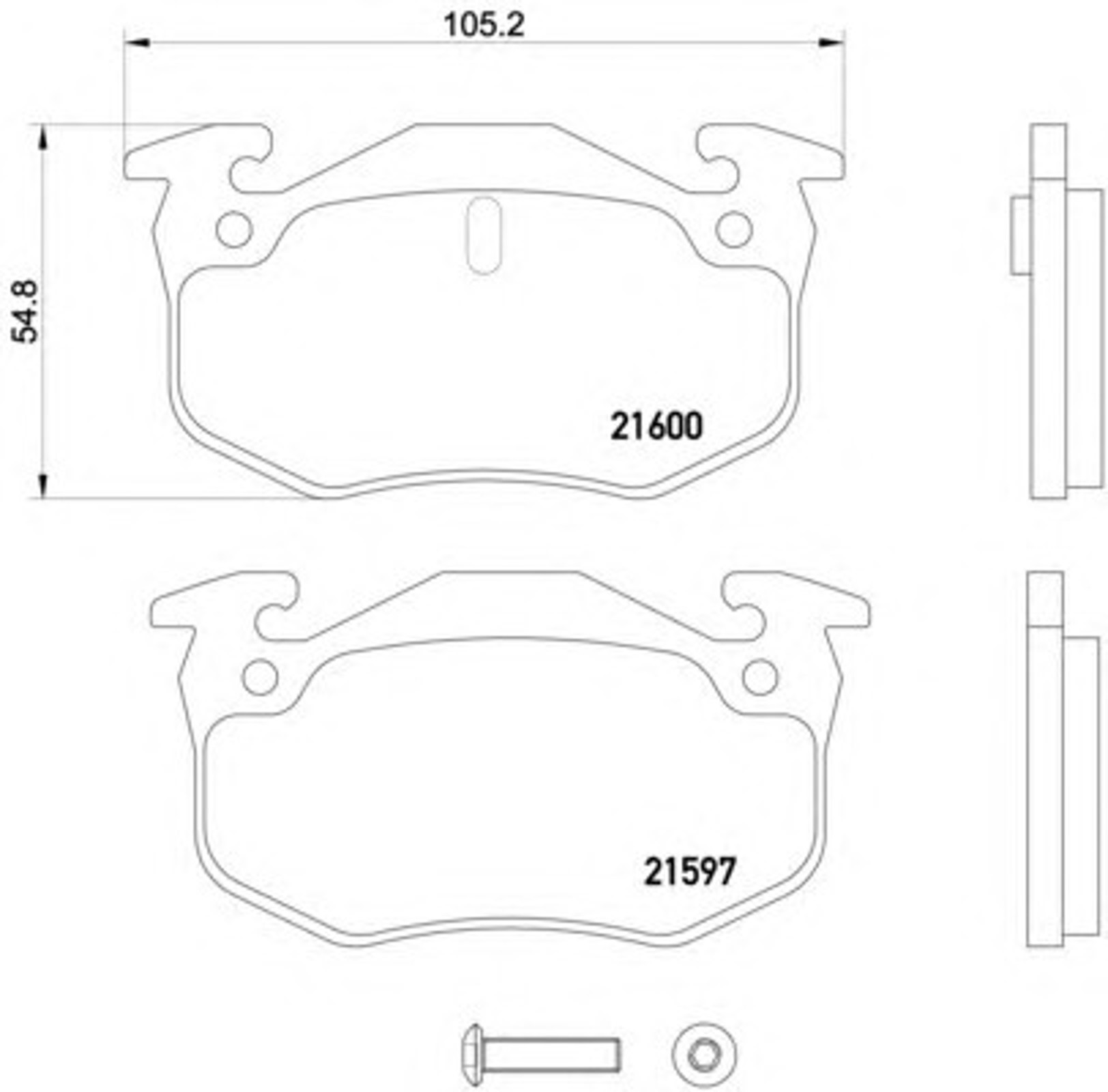 Колодки тормозные дисковые HELLA/BEHR/PAGID T9049