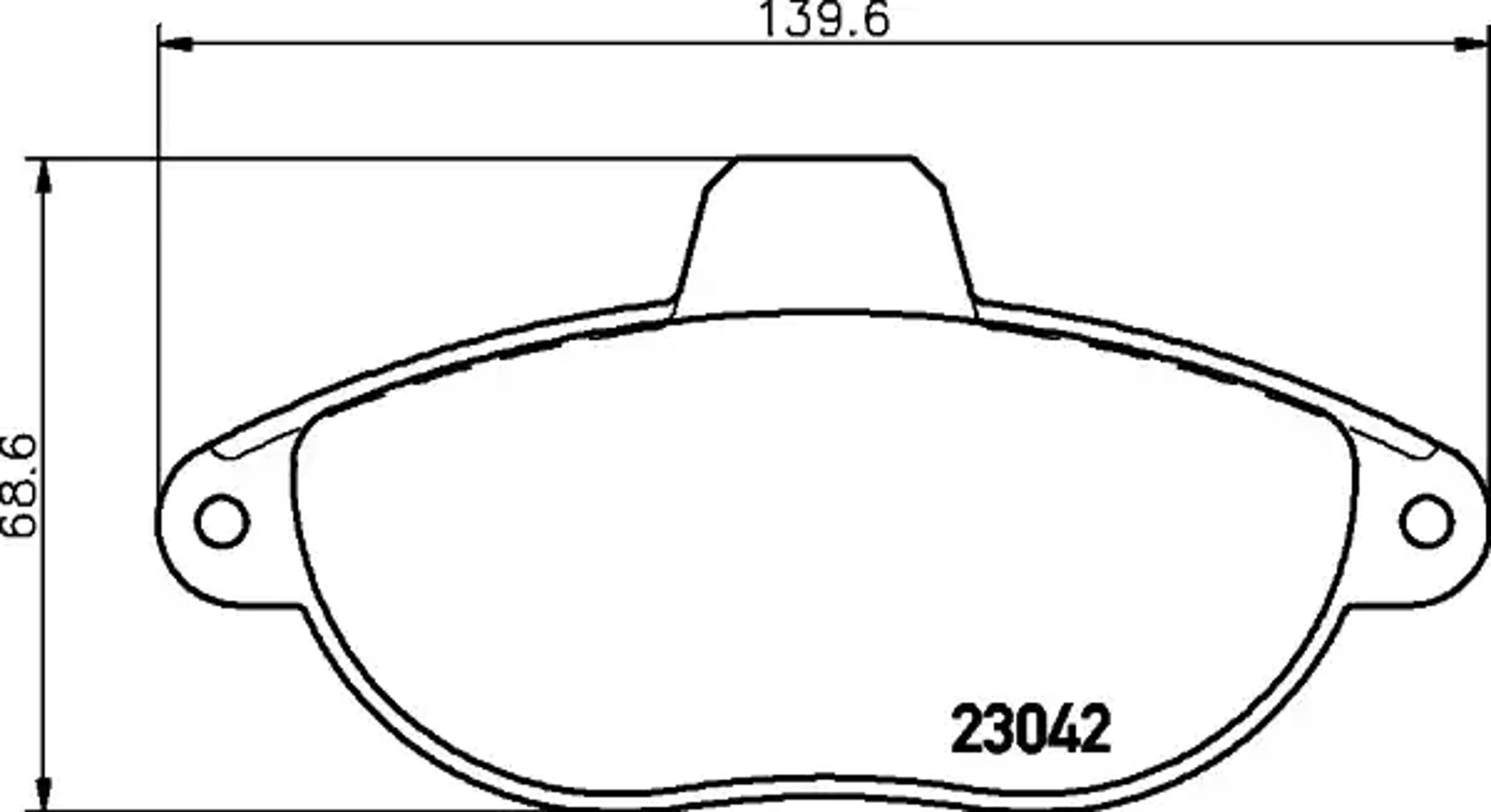 Колодки тормозные дисковые HELLA/BEHR/PAGID T9054