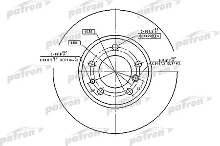 Диск тормозной
