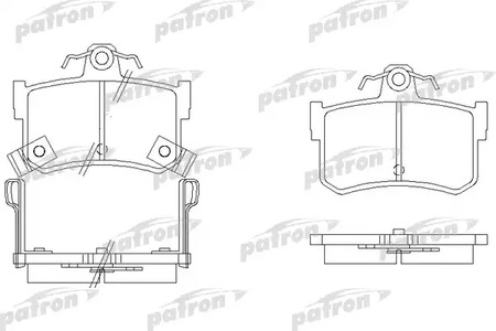 Комплект тормозных колодок дисковый тормоз packing akyoto