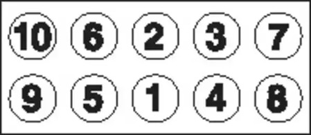 Комплект болтов гбц PAYEN HBS036