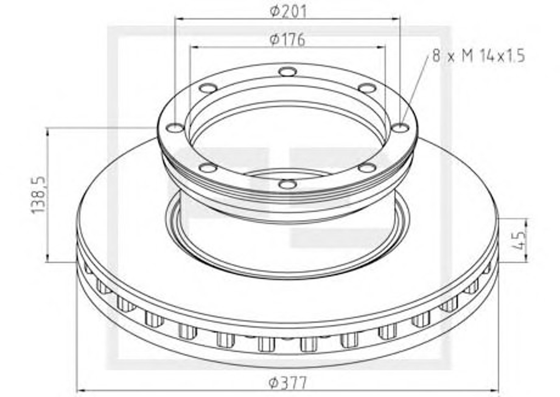 Тормозной диск brake disc
