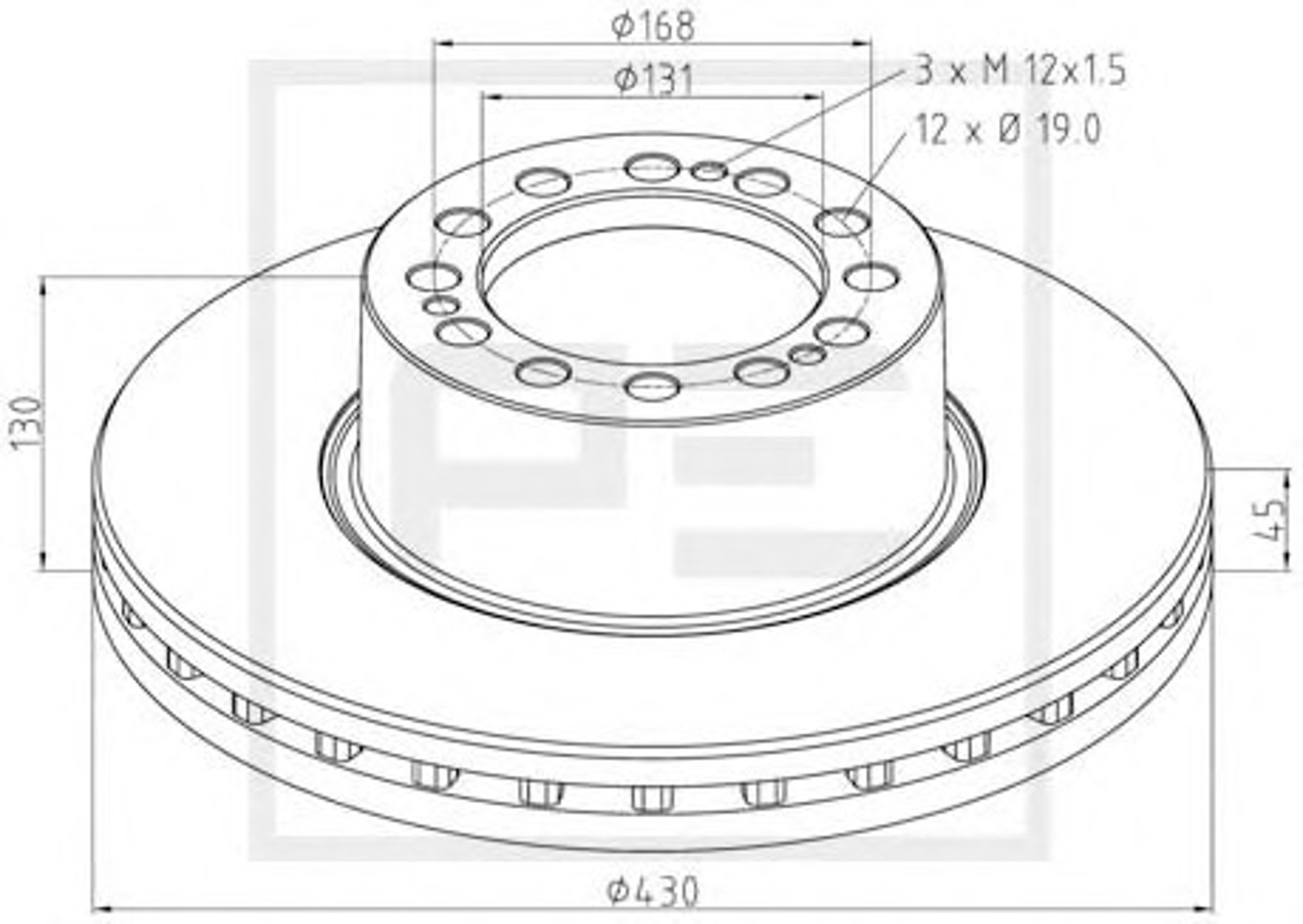 Тормозной диск brake disc