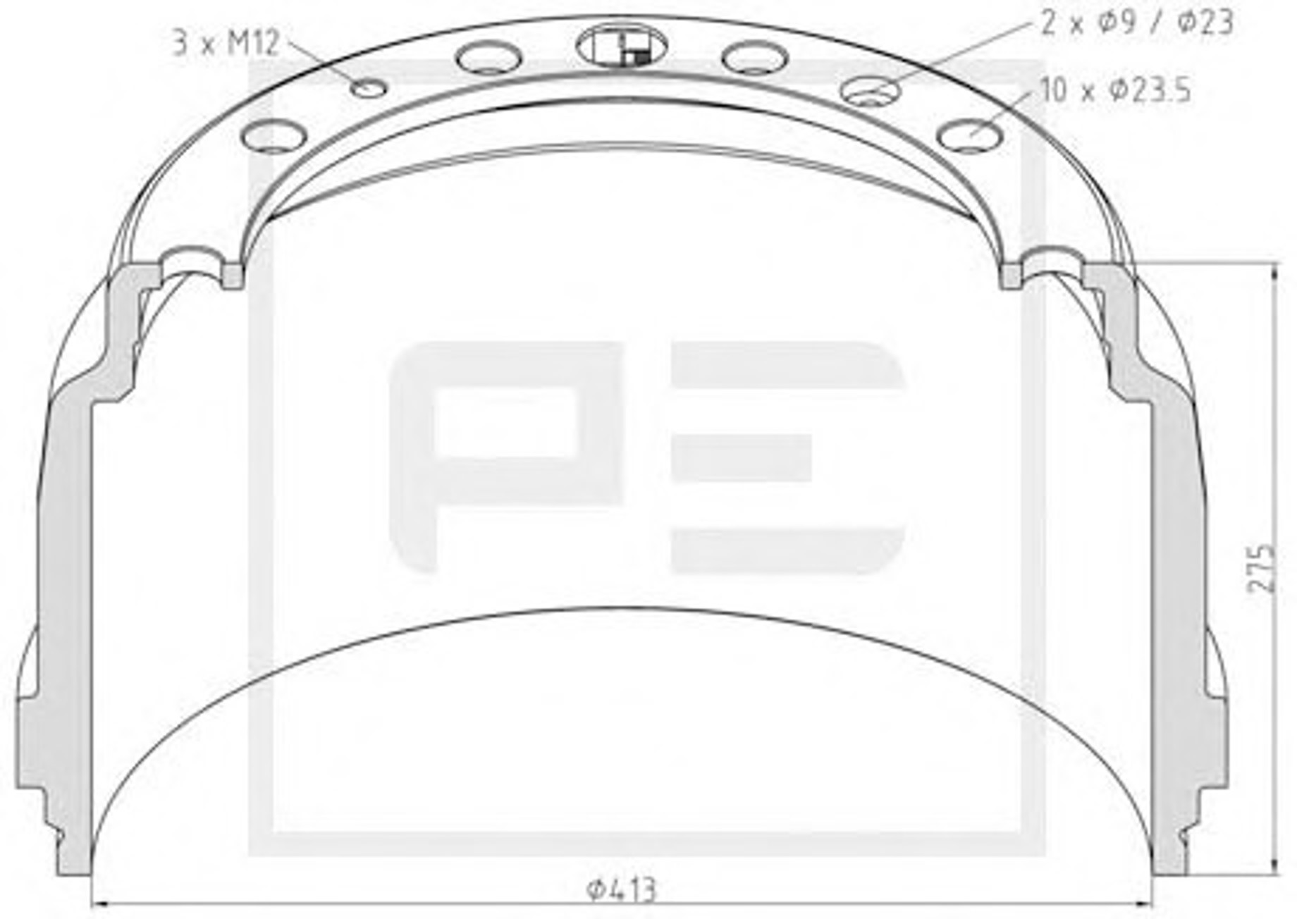 Тормозной барабан brake drum