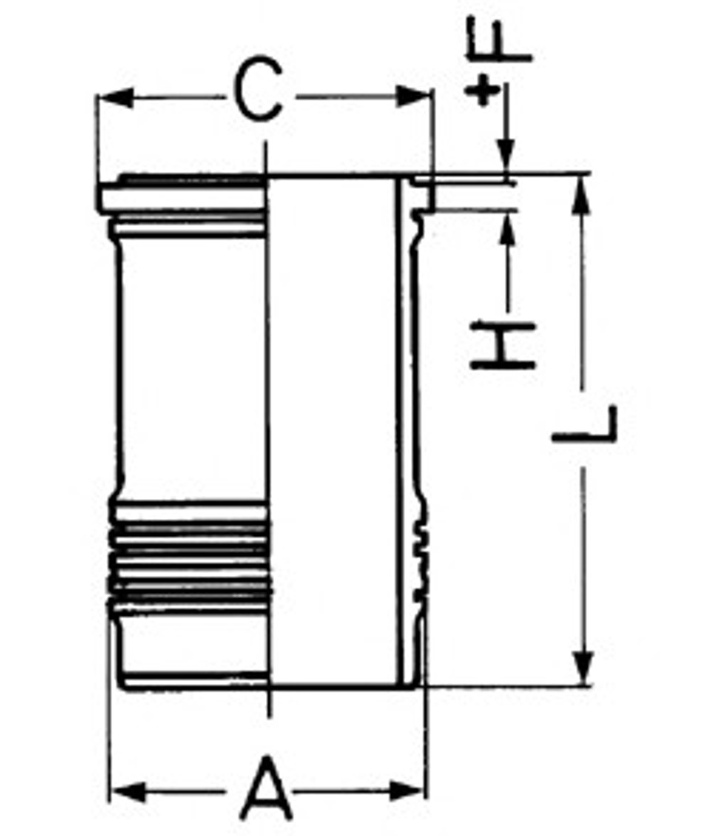 Гильза цилиндра KOLBENSCHMIDT 89 078 110